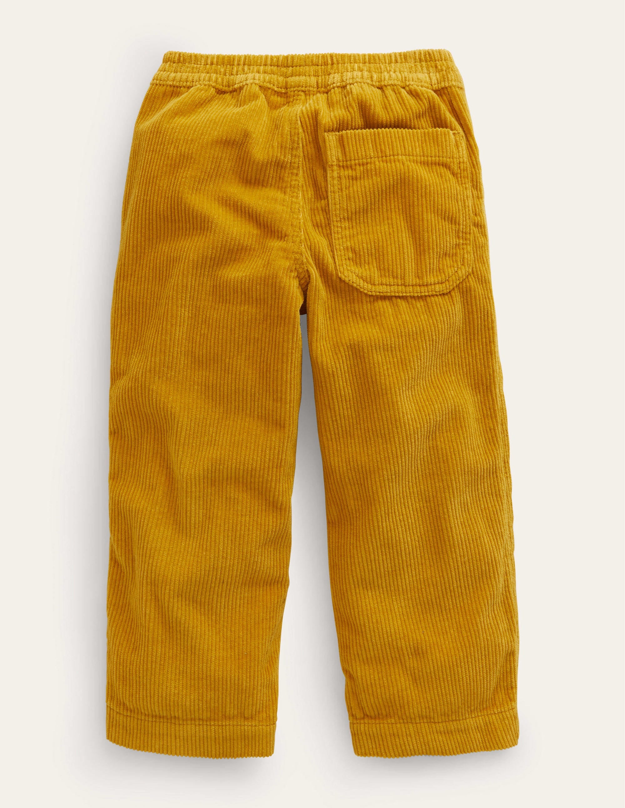 Pantalon à enfiler en velours côtelé épais-Brioche - Image 2