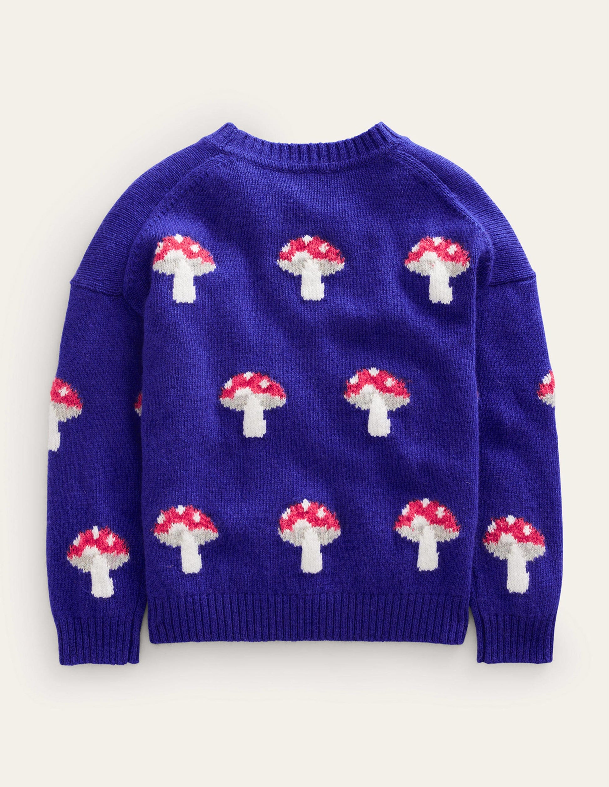 Pull motif wow intégral en jacquard-Azurant-2