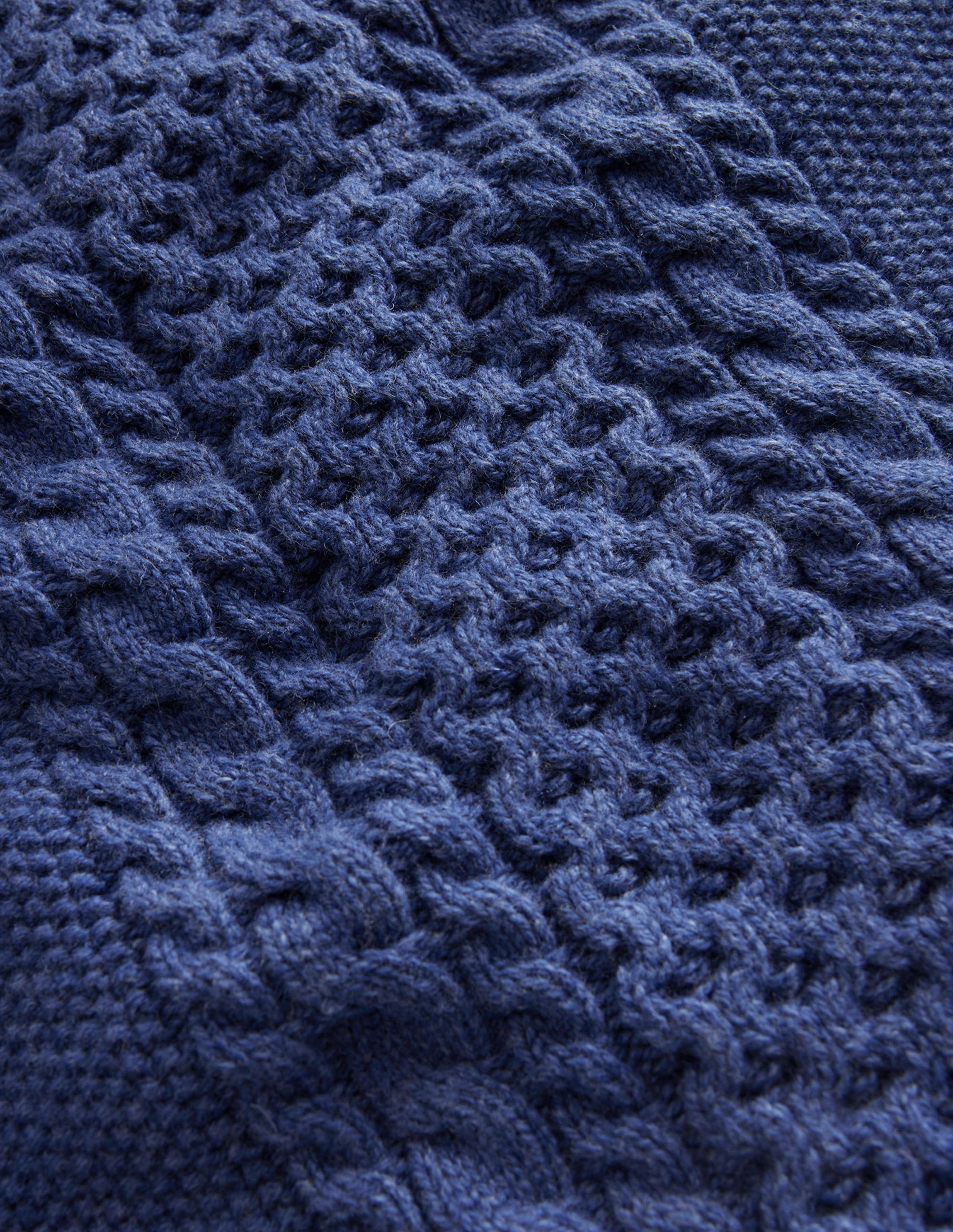 Pull traditionnel torsadé-Bleu marine universitaire - Image 3