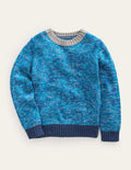 Pull twisté-Turquoise twisté