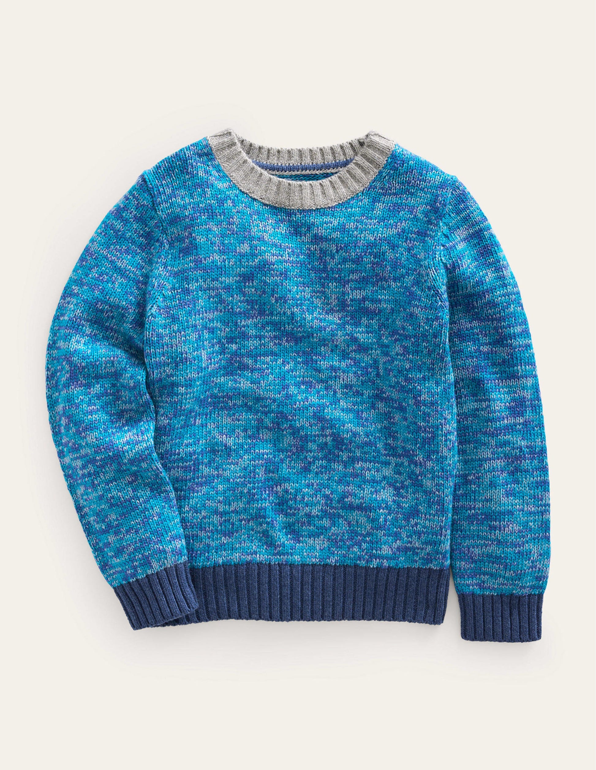Pull twisté-Turquoise twisté-1