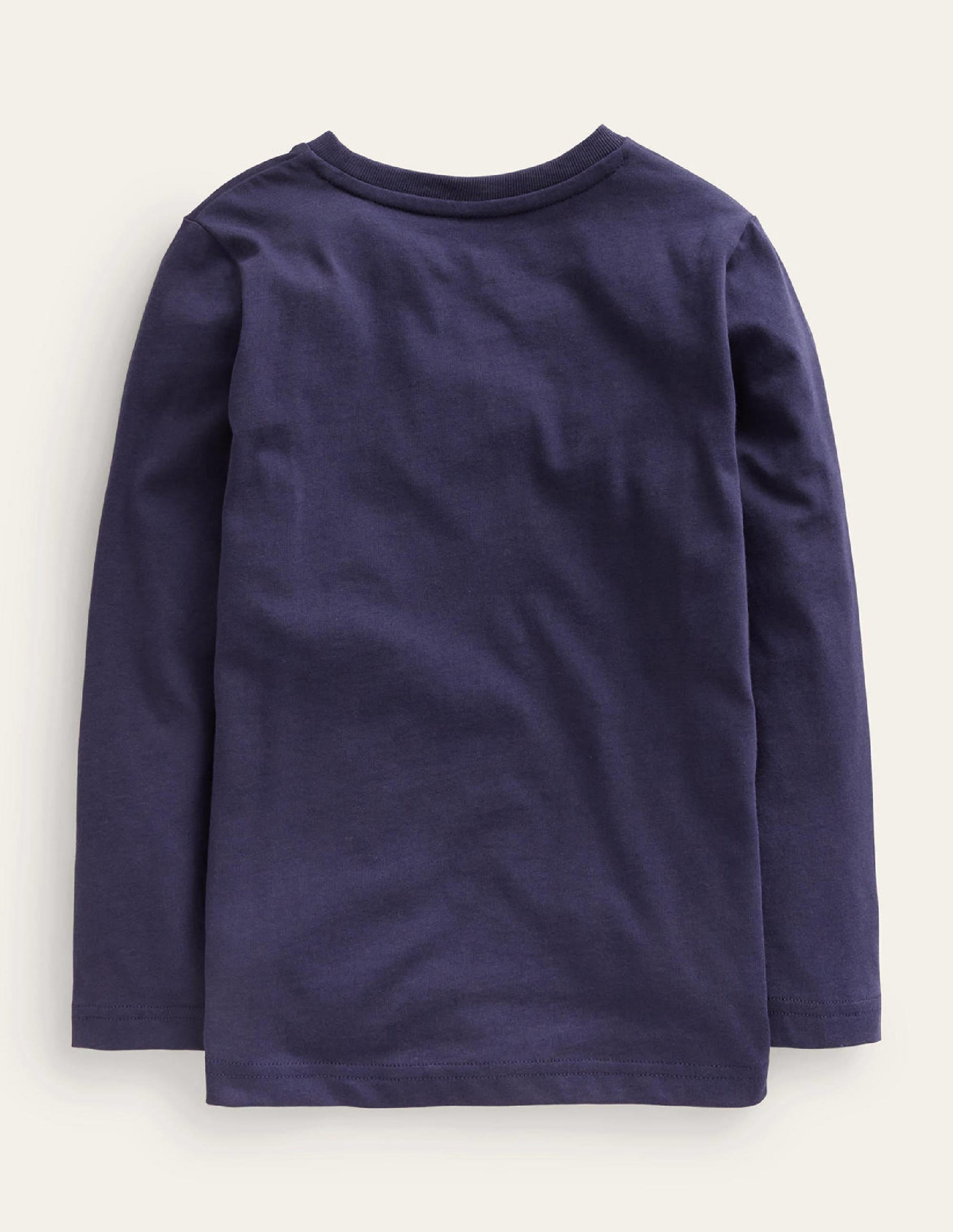 T-Shirt mit Schlitten-Französisches Marineblau - Image 2