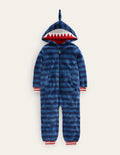 Combinaison molletonnée cosy-Requin bleu