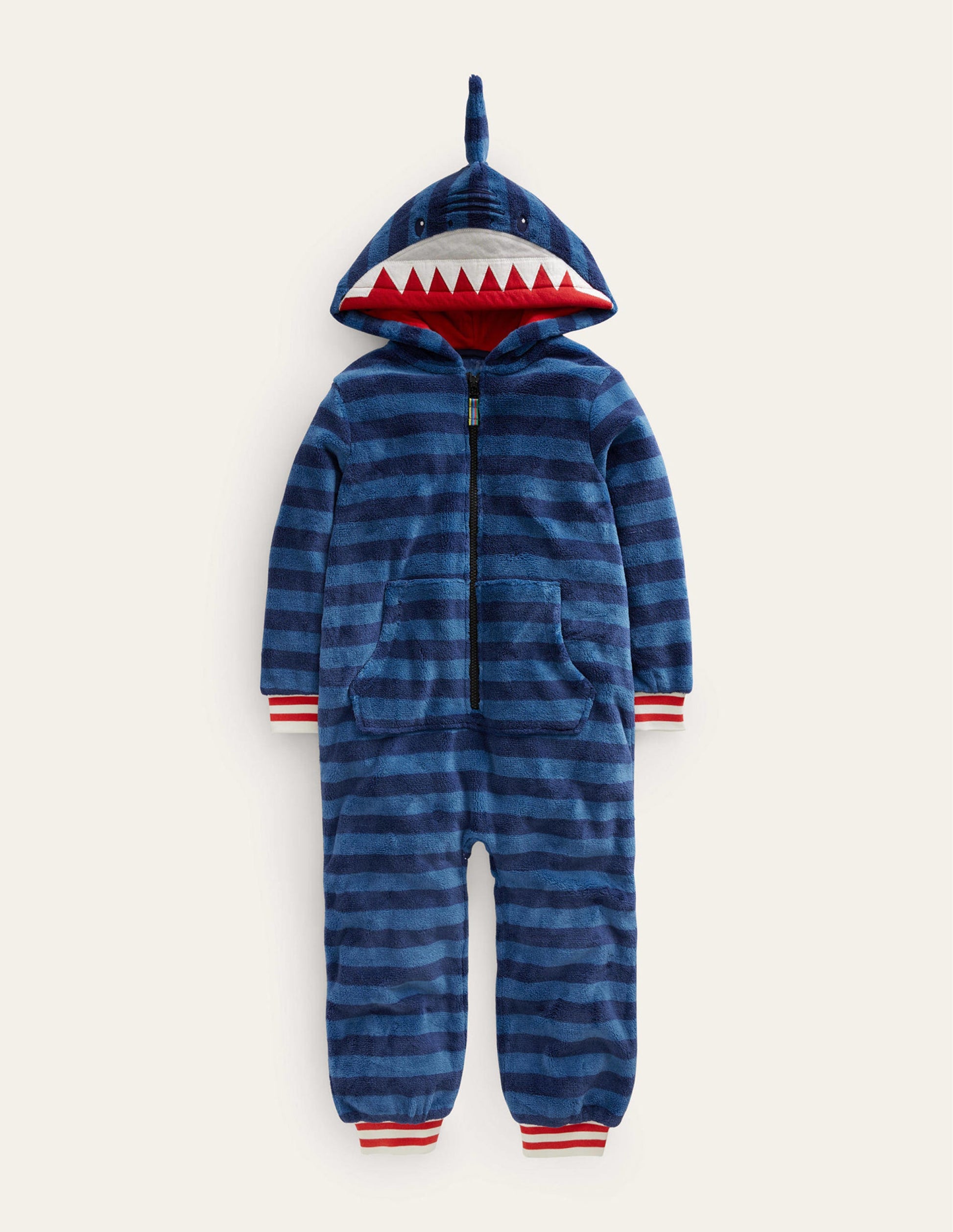 Combinaison molletonnée cosy-Requin bleu-1
