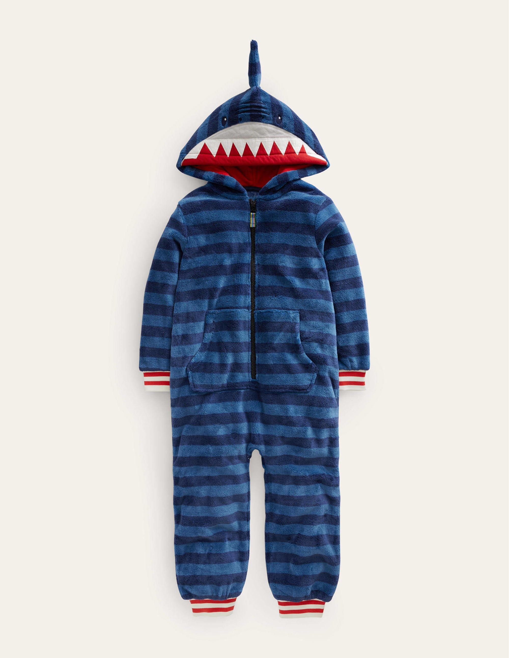 Combinaison molletonnée cosy-Requin bleu - Image 1