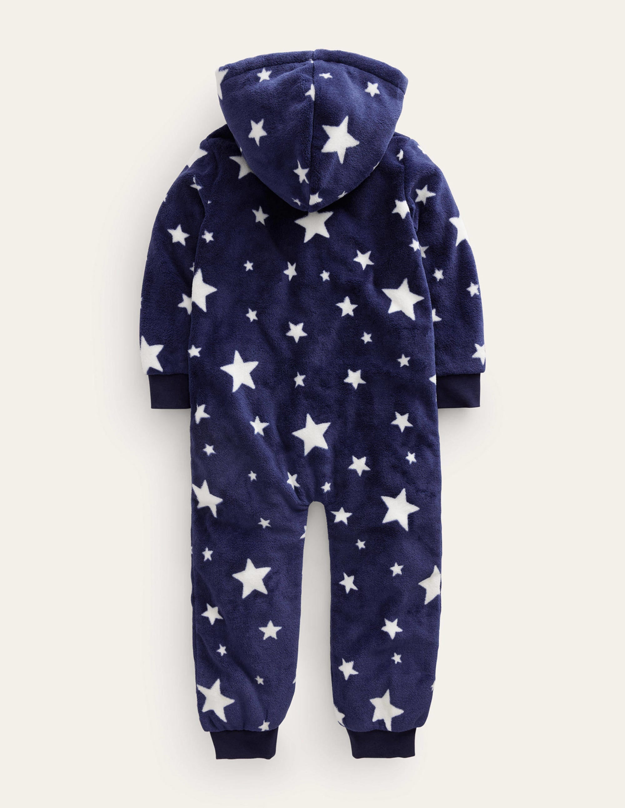 Gemütlicher Einteiler aus Fleece-Schuluniform-Marineblau Sterne - Image 2