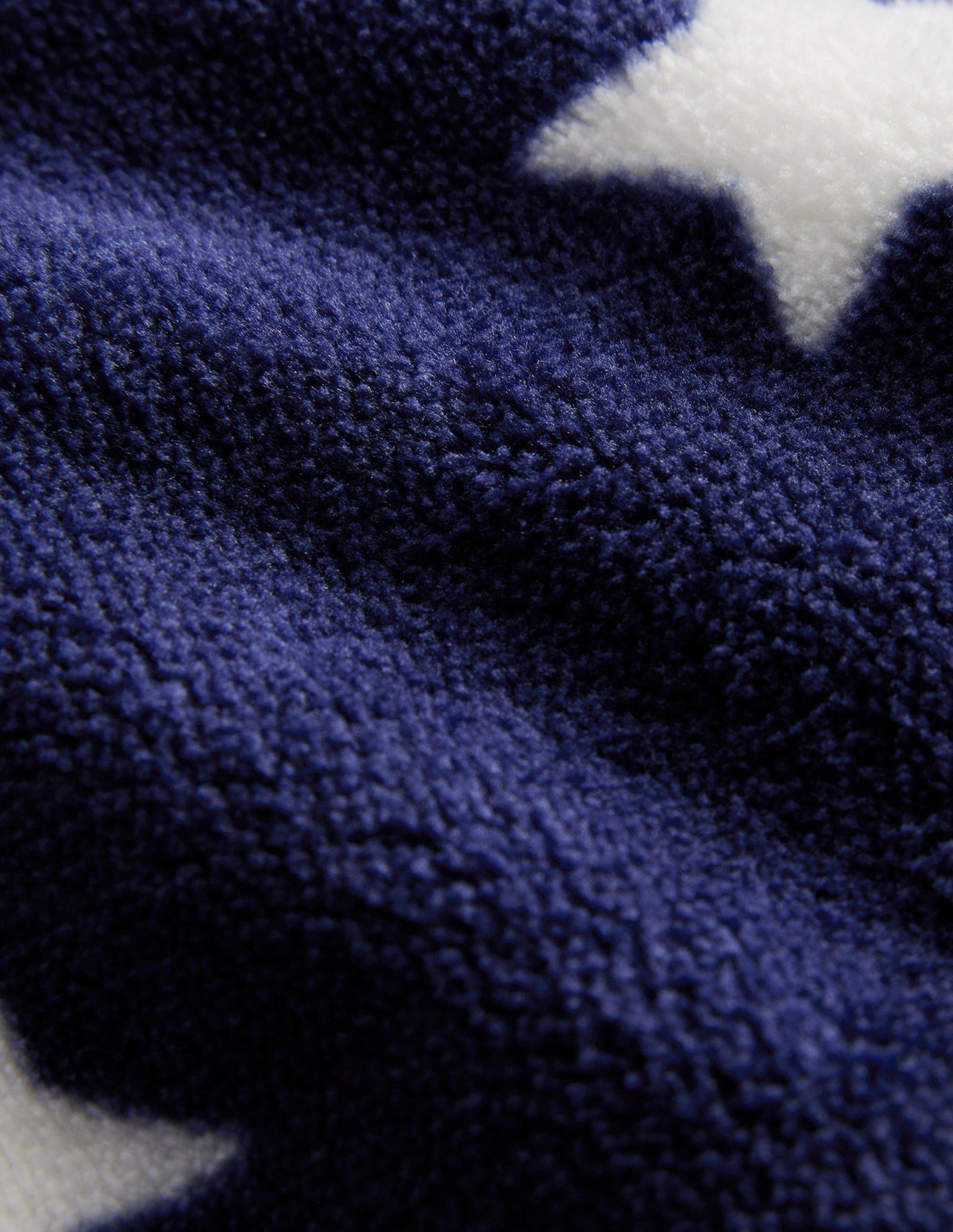 Gemütlicher Einteiler aus Fleece-Schuluniform-Marineblau Sterne-3
