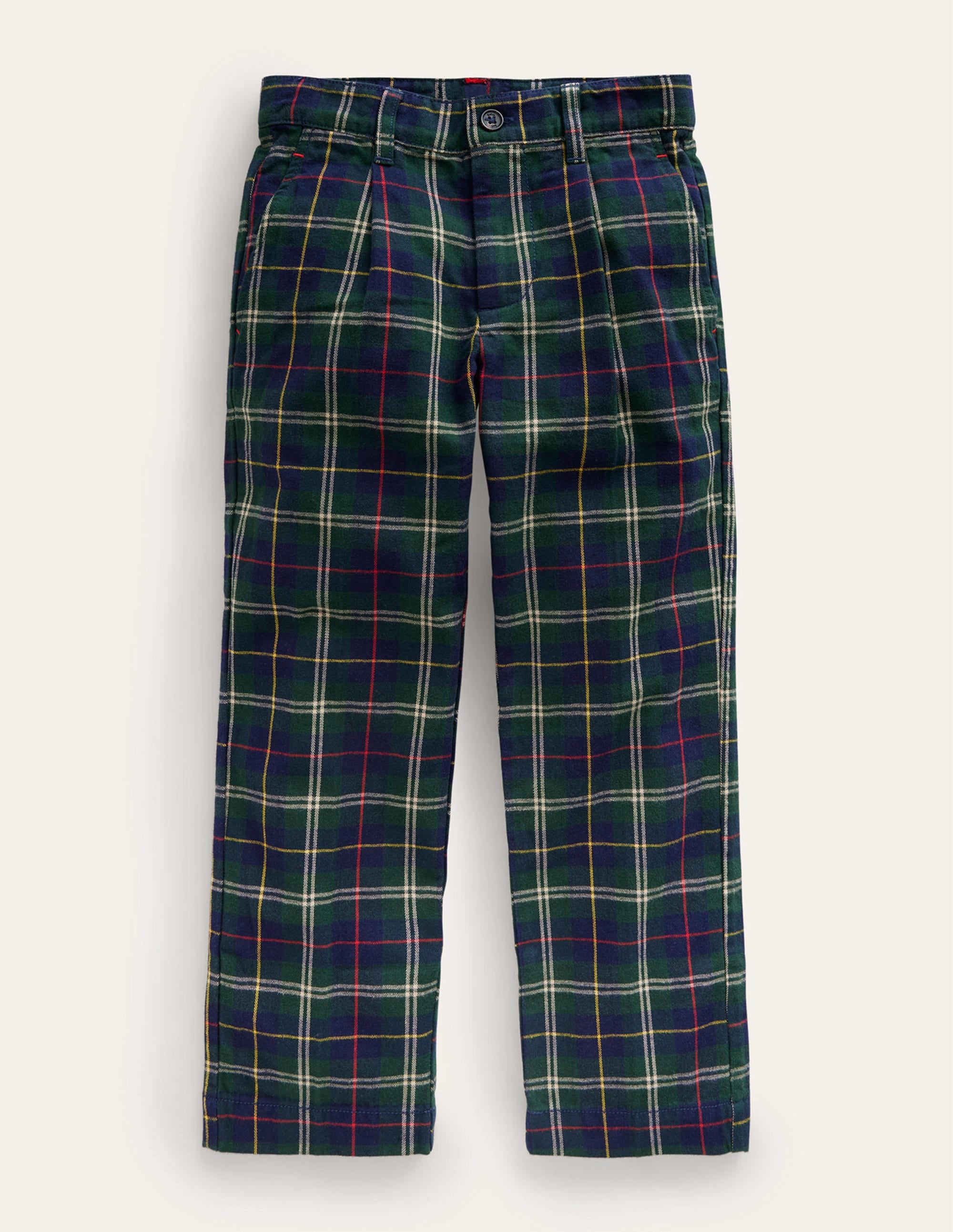 Elegante Hose-Blau / Grün Kariert - Image 1
