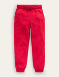 Jogginghose aus Fleece-Rockabilly-Rot
