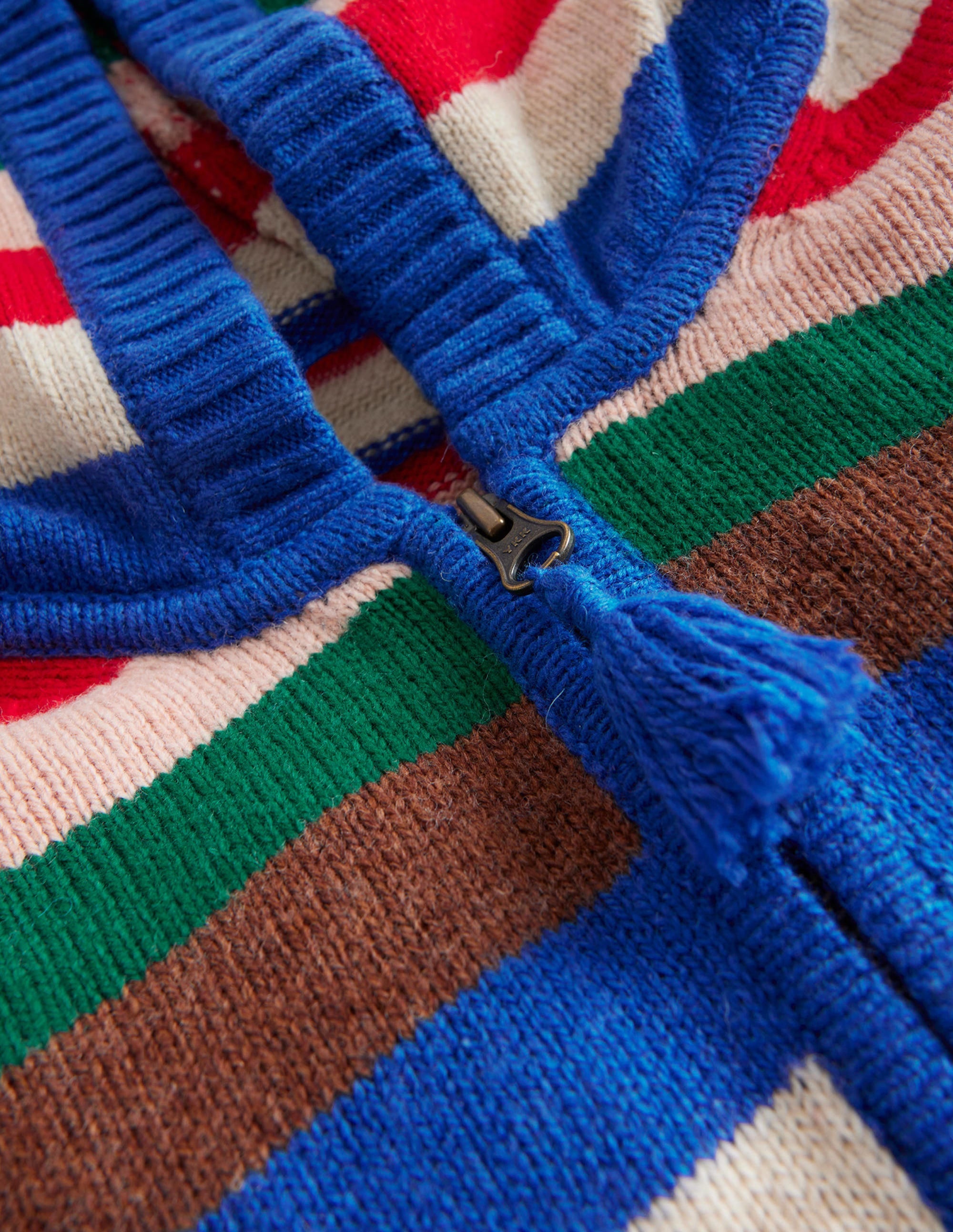 Sweat zippé à capuche-Bleu paradisiaque - Image 3
