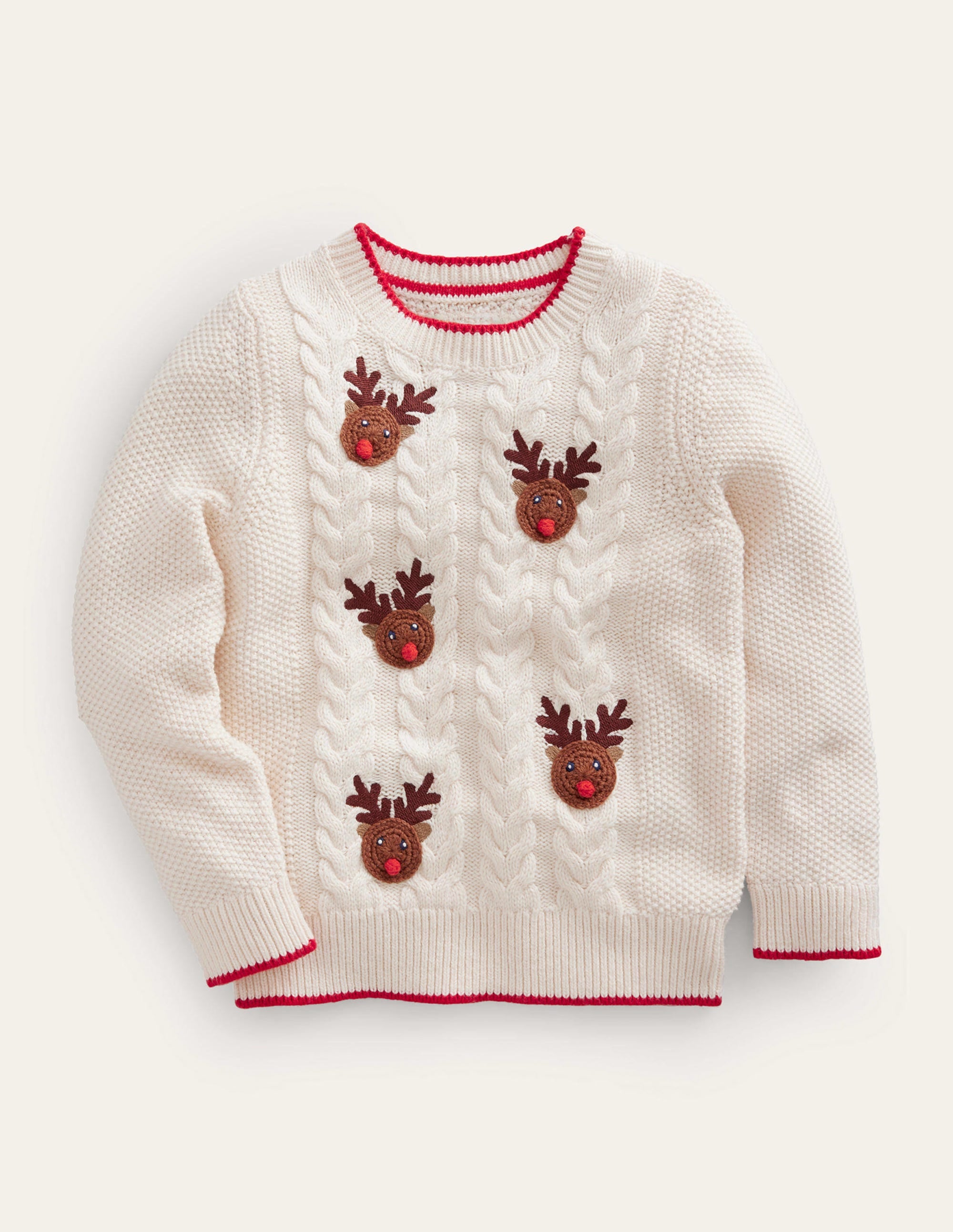 Rudolf Bommel-Pullover-Beige Meliert - Image 1