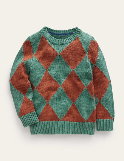 Argyle-Pullover-Rauchgrün-2