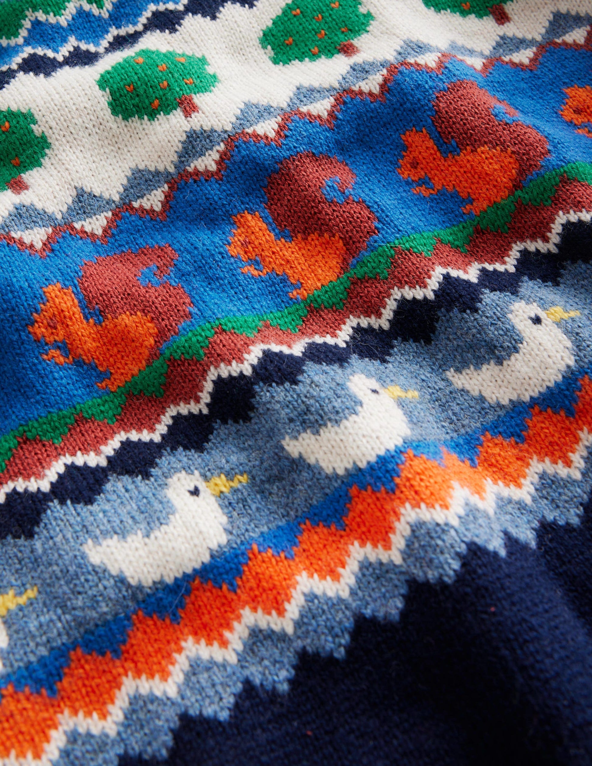 Durchgehender Fair-Isle-Pullover-Bunt Natur Fair-Isle-3