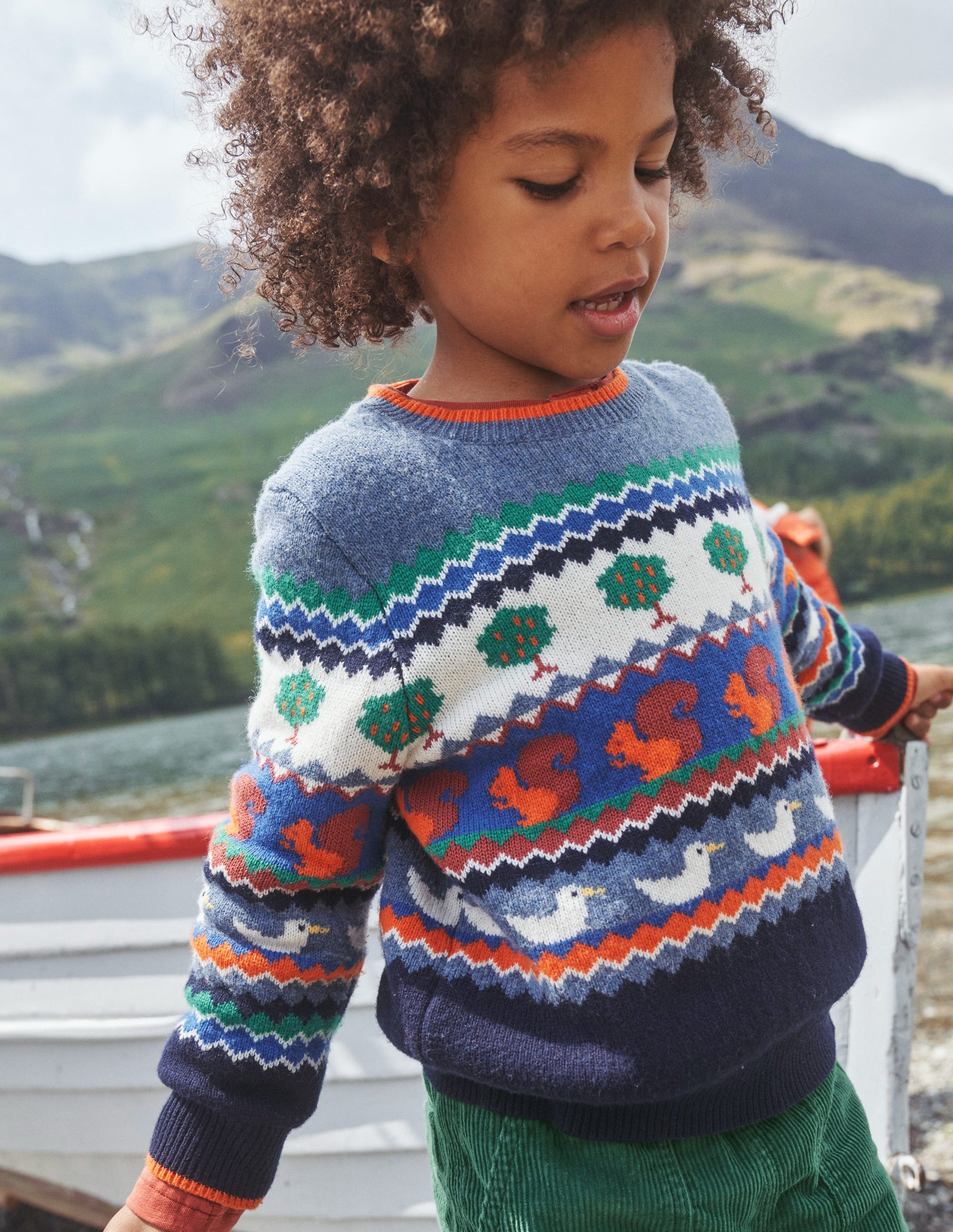 Durchgehender Fair-Isle-Pullover-Bunt Natur Fair-Isle-4
