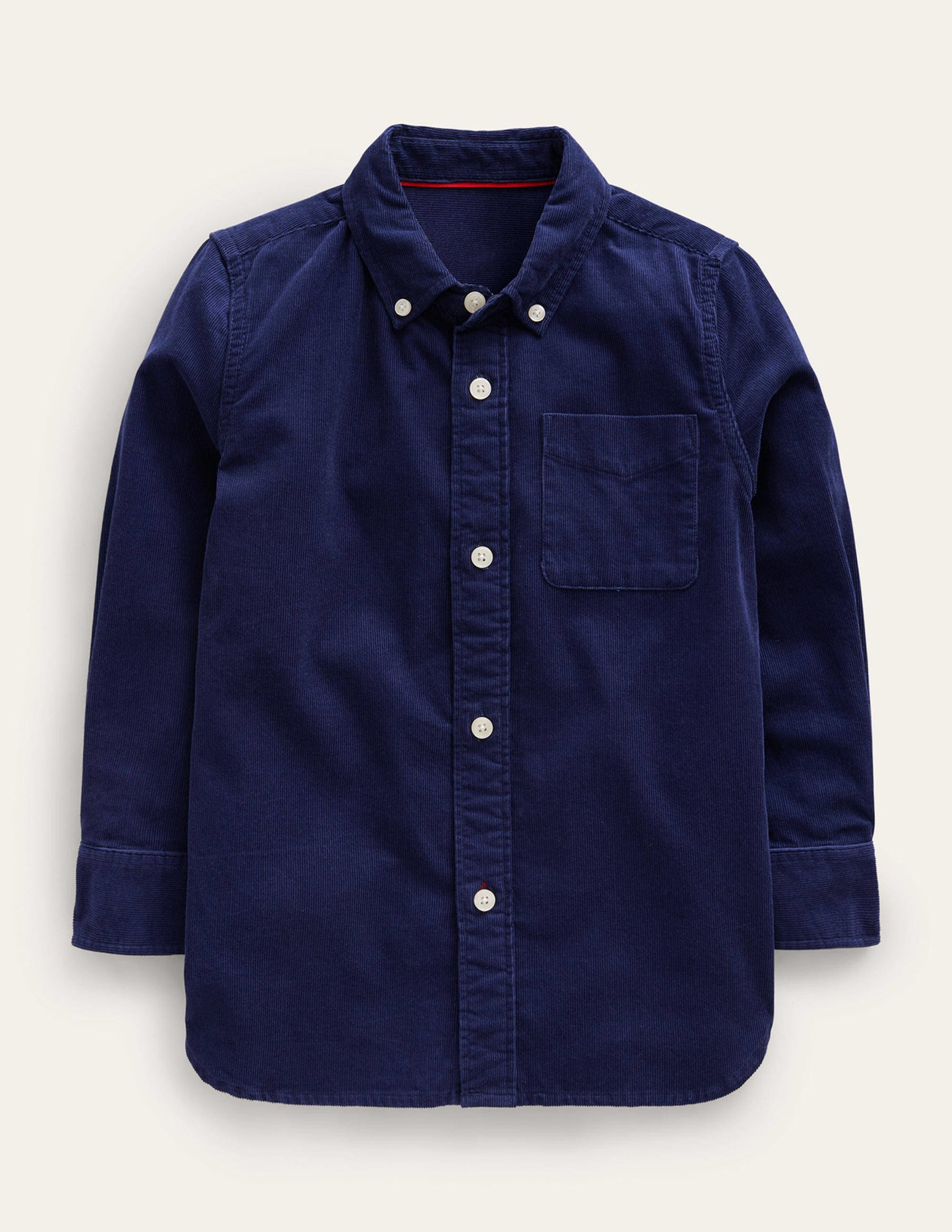 Cord-Hemd-Schuluniform-Navy-1