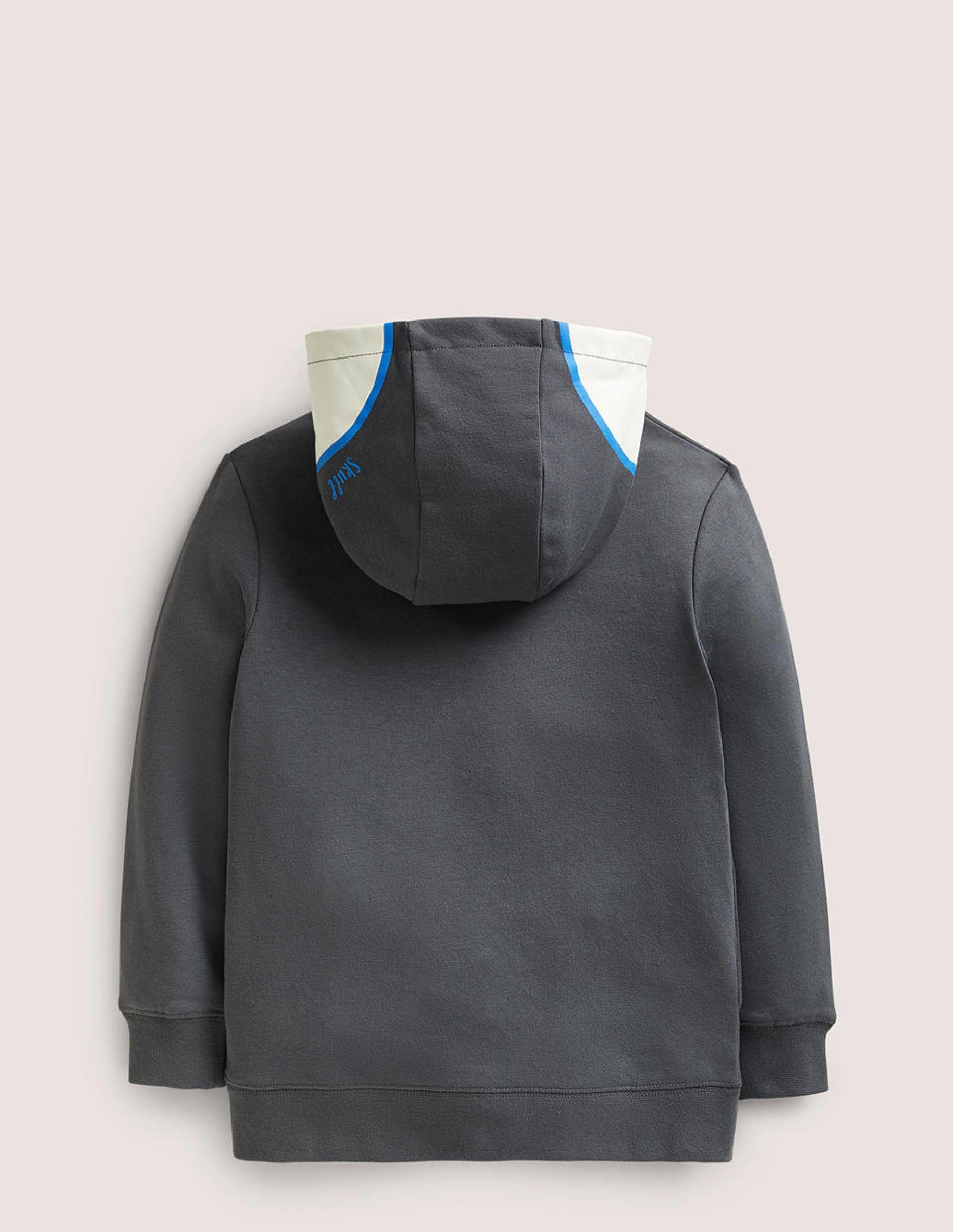 Leuchtender Halloween-Skelett-Kapuzenpulli-Rauchgrau Leuchtendes Skelett-2
