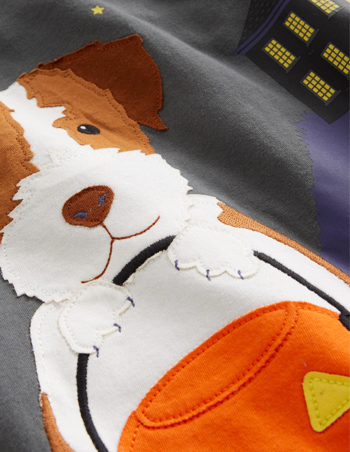 T-Shirt mit Halloween-Applikation-Rauch - Image 3