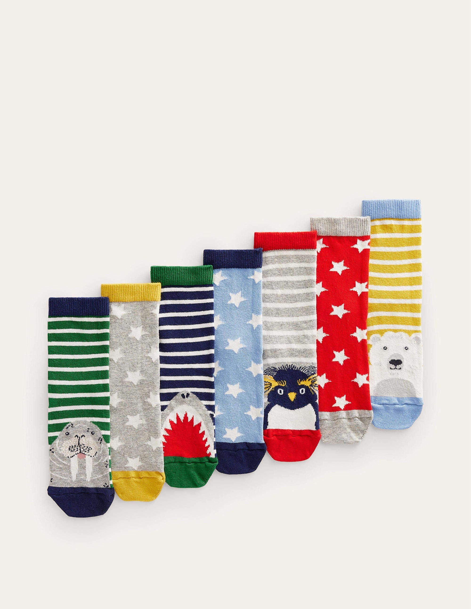 Socken im 7er-Pack-Tiere der Arktis - Image 1
