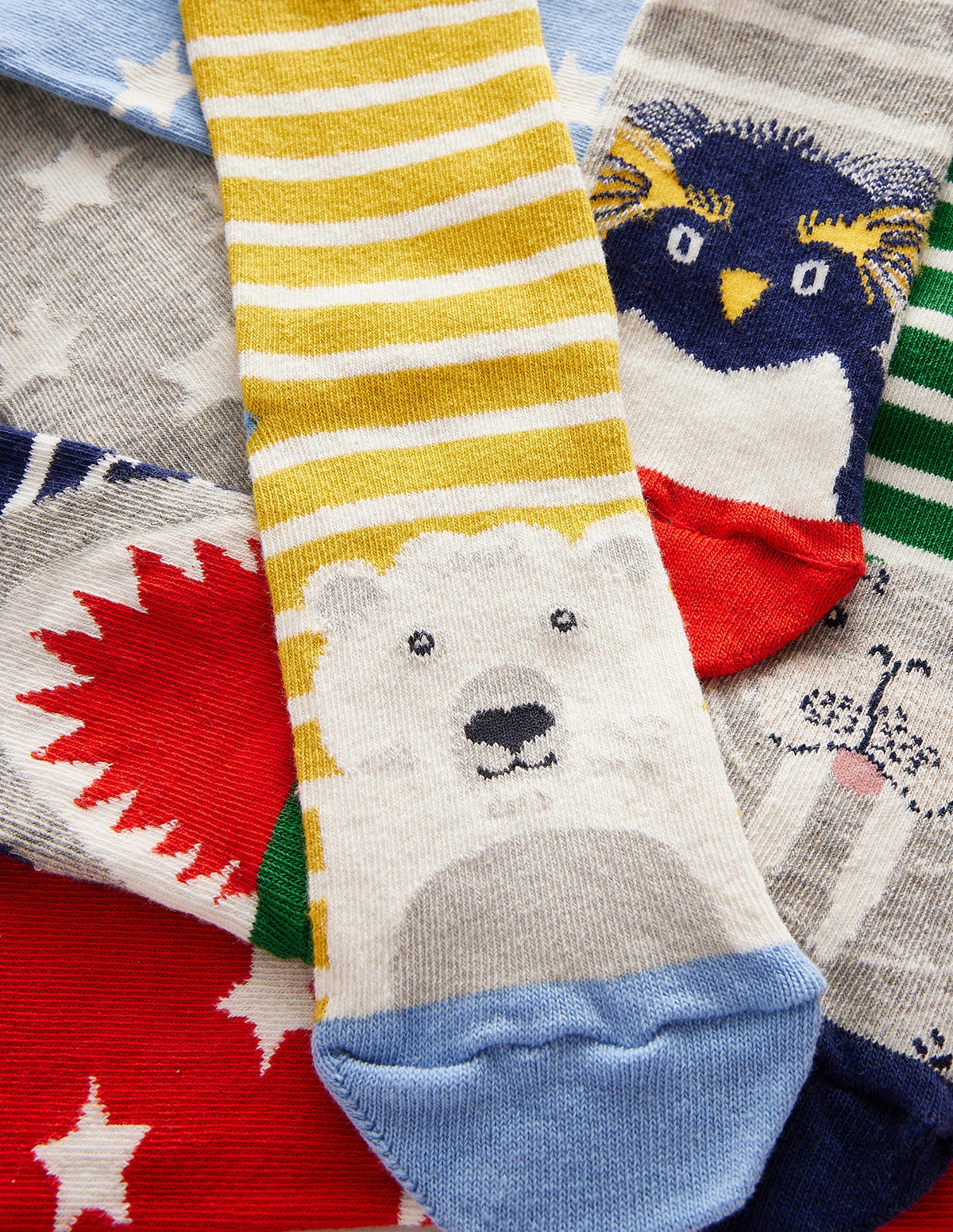 Socken im 7er-Pack-Tiere der Arktis-2
