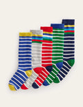 5&nbsp;paires de chaussettes de ski-Rayé