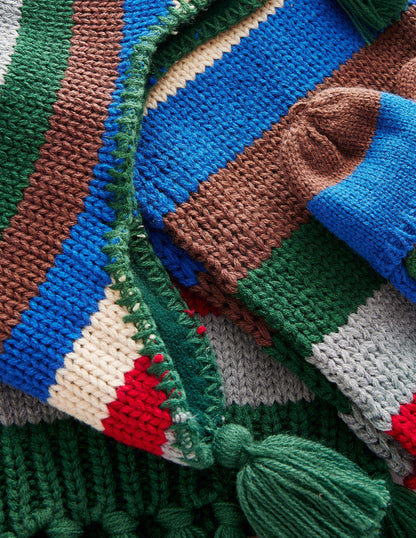Strick-Set-Bunt Gestreift