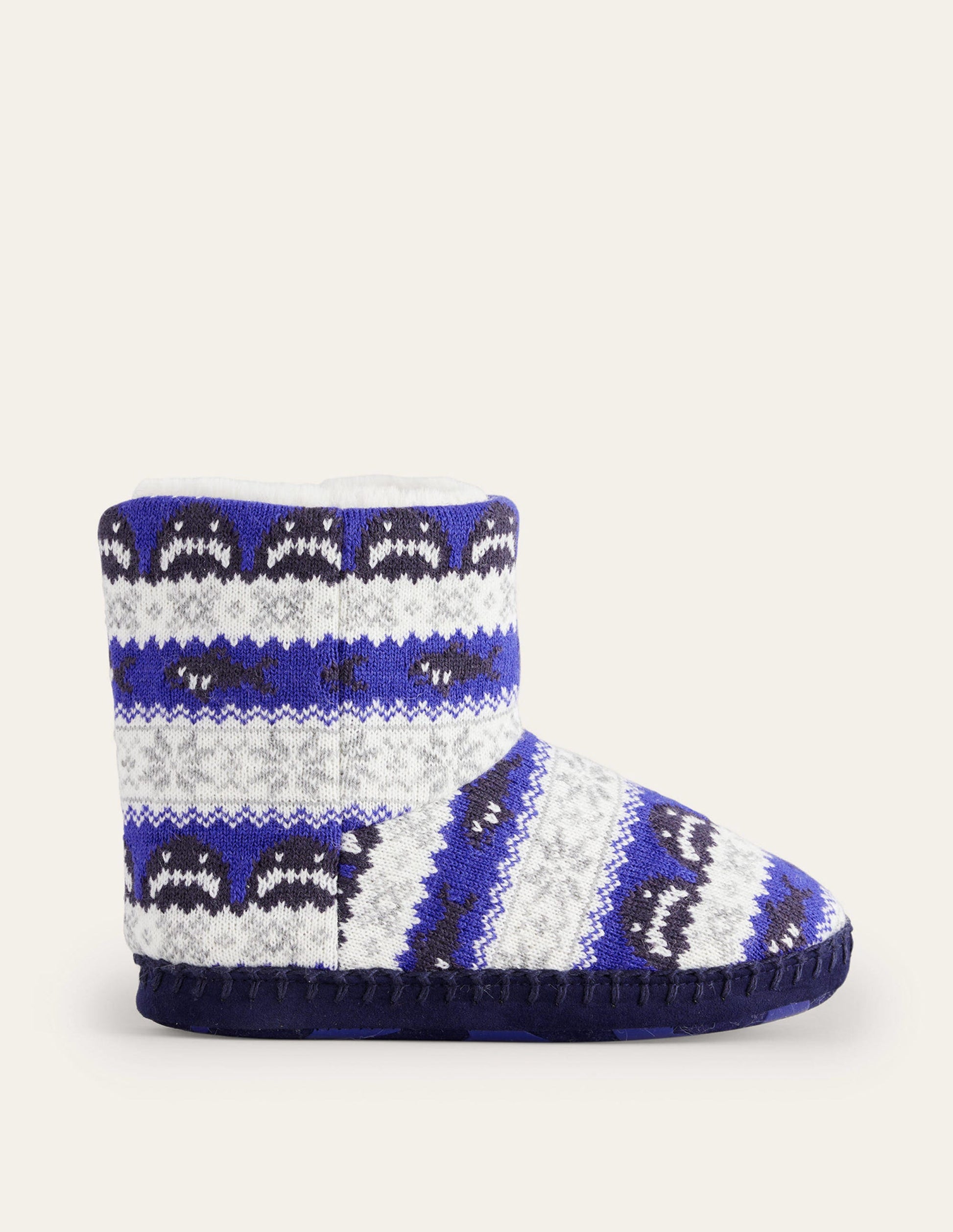 Slipper-Stiefel-Blauer Hai-1