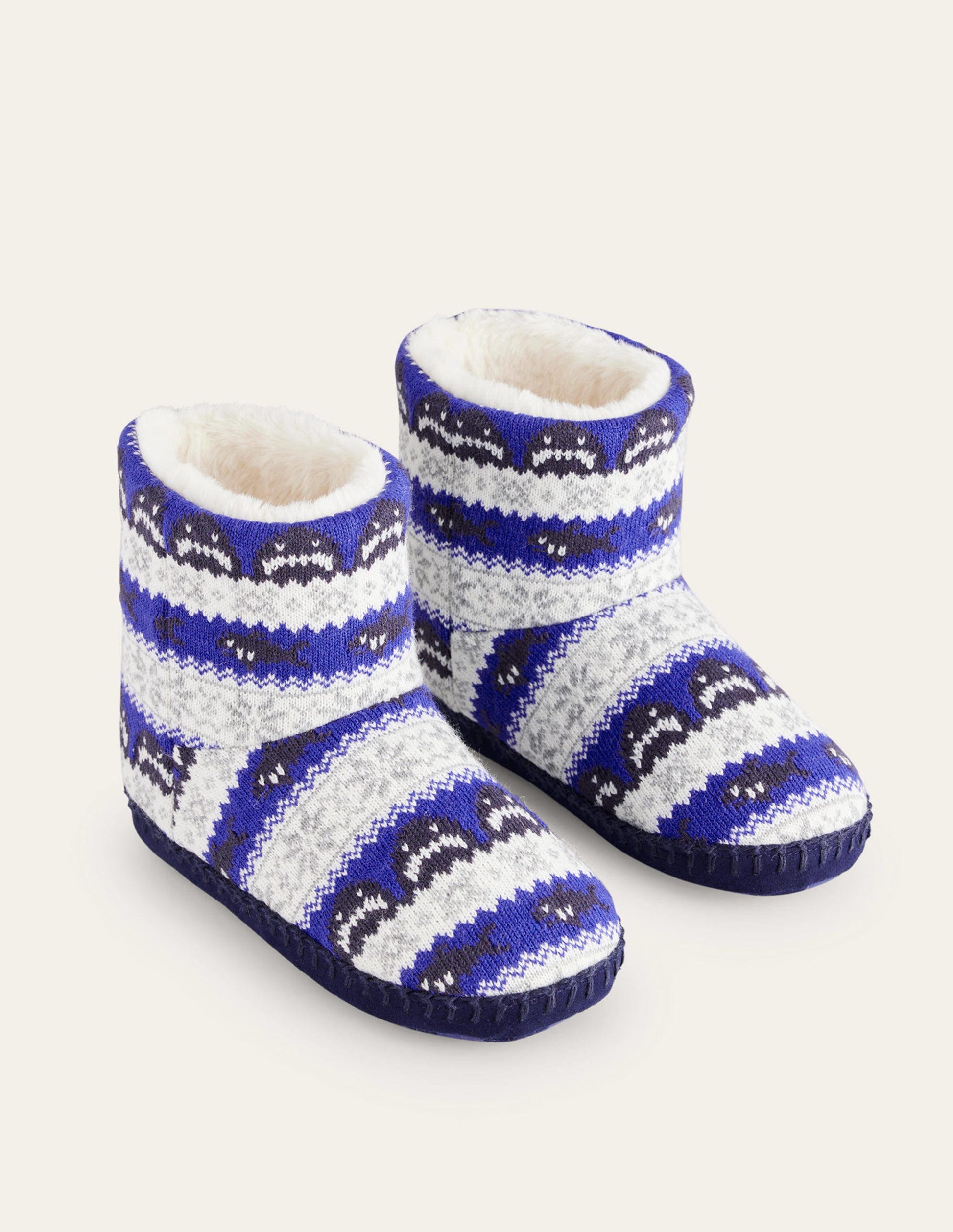 Slipper-Stiefel-Blauer Hai-2