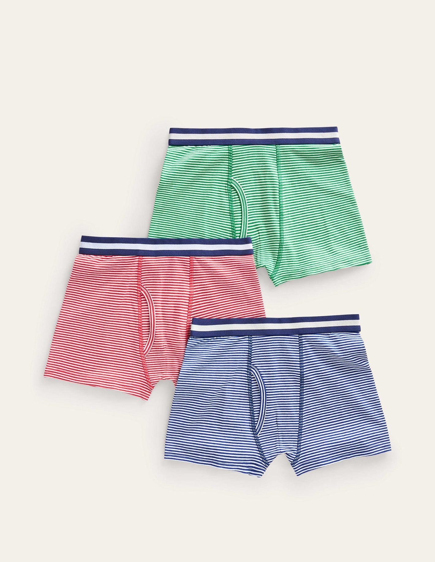 Boxershorts im 3er-Pack-Bunt Feine Streifen