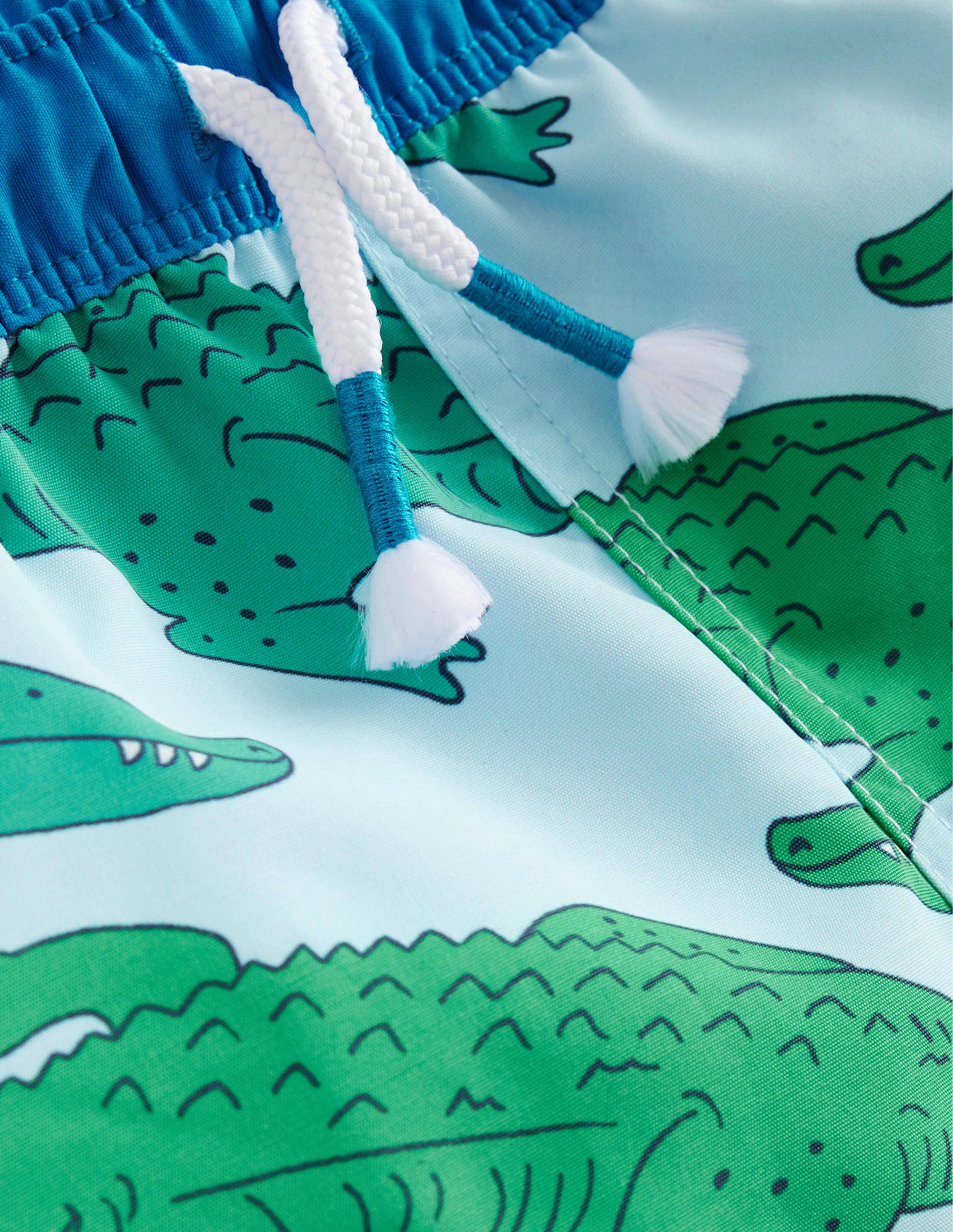 Short de bain-Crocodiles vert vif - Image 3