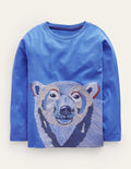 Superstitch T-shirt-Delft Blue Polar Bear