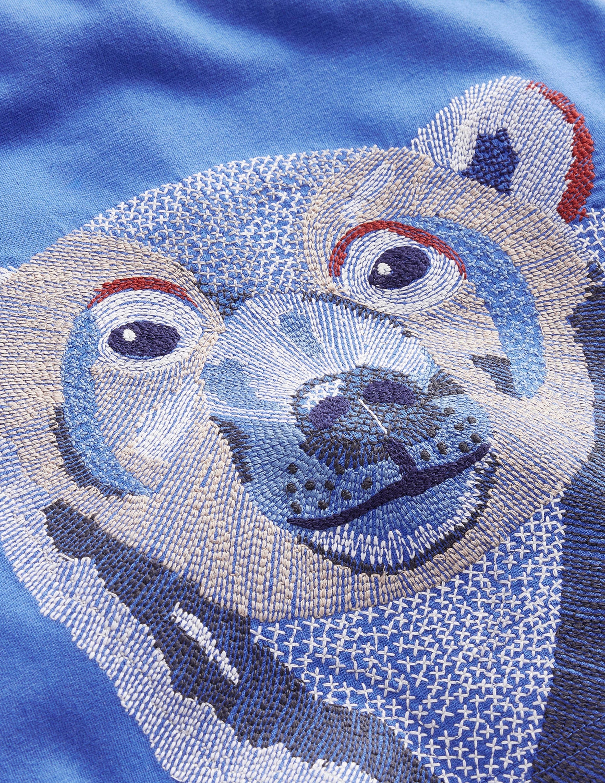 Superstitch T-shirt-Delft Blue Polar Bear-3