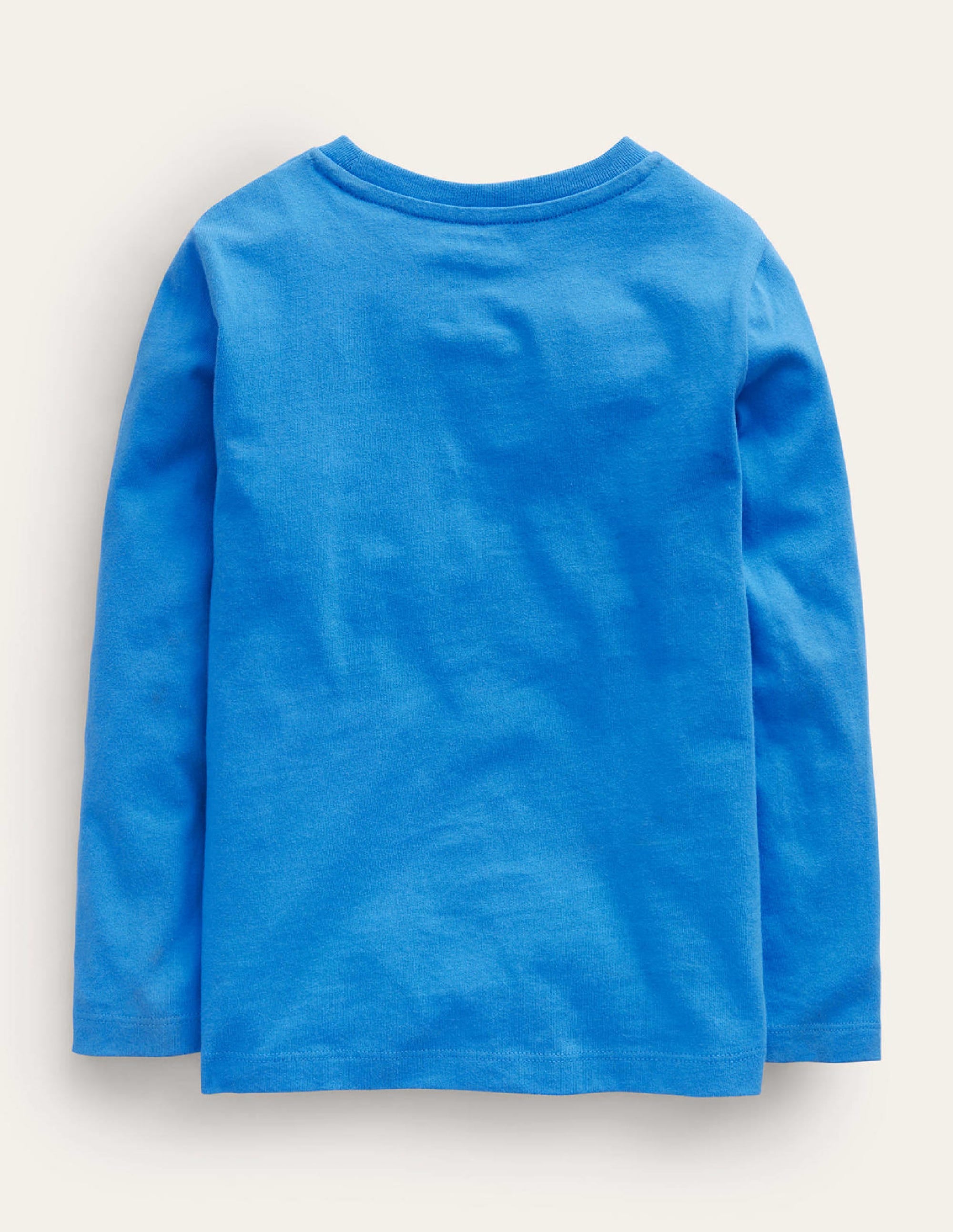 Penguin Appliqué T-shirt-Cabana Blue Penguin - Image 2