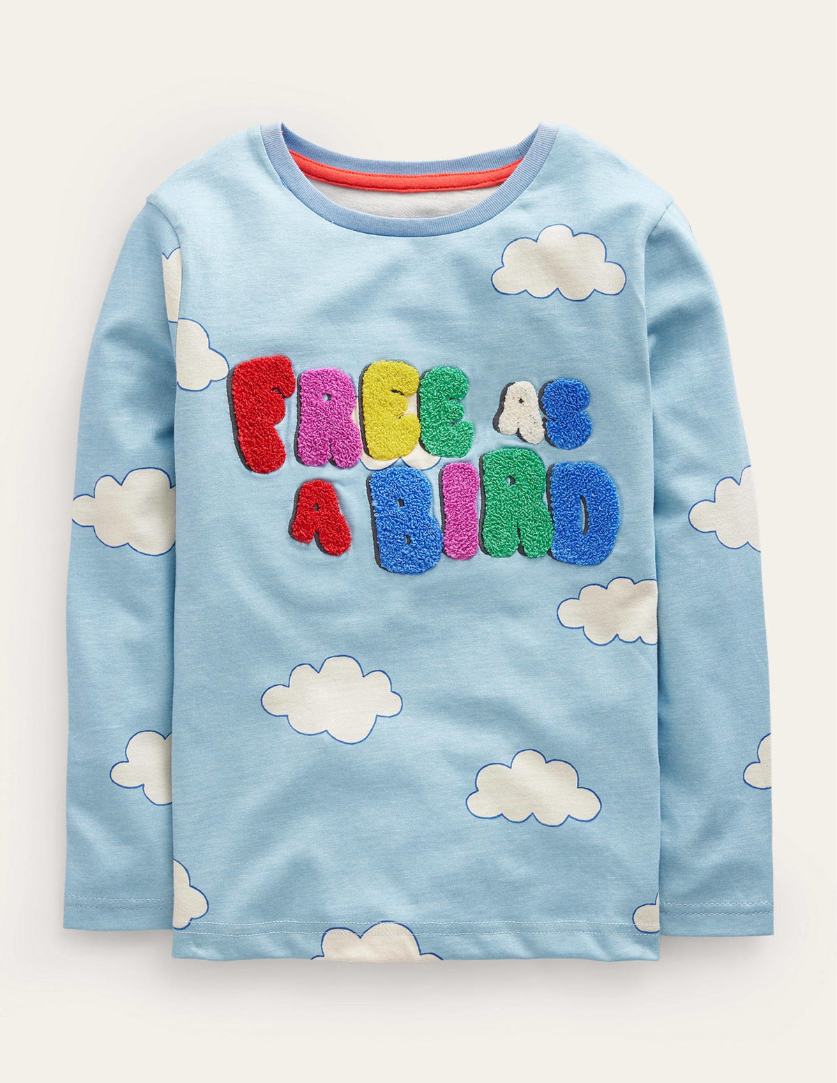 Oberteil mit Wolken-Logo-„Free as a Bird“-Logo - Image 1