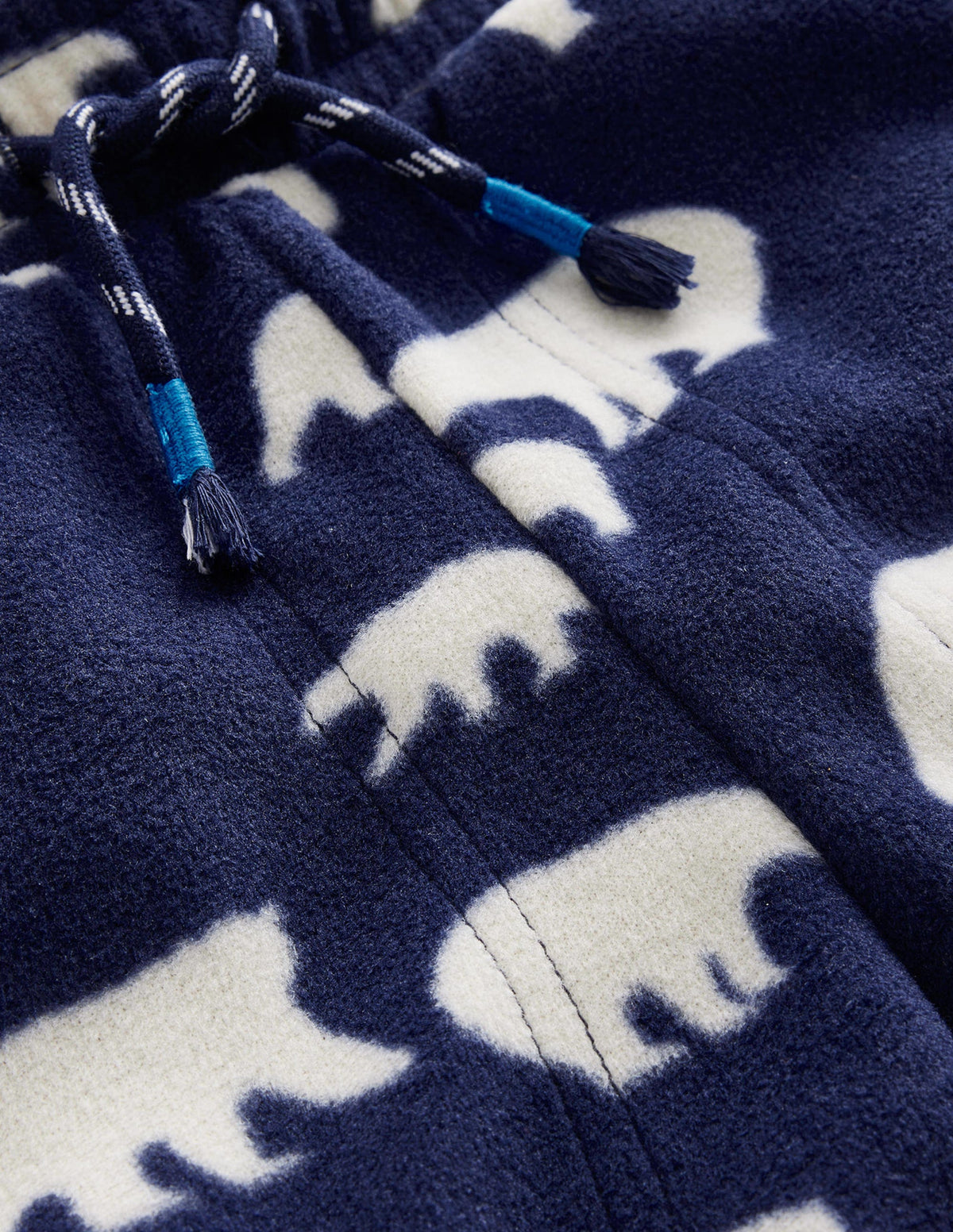 Bedruckte Fleece-Jogginghose-Schuluniform-Marineblau Eisbär - Image 3