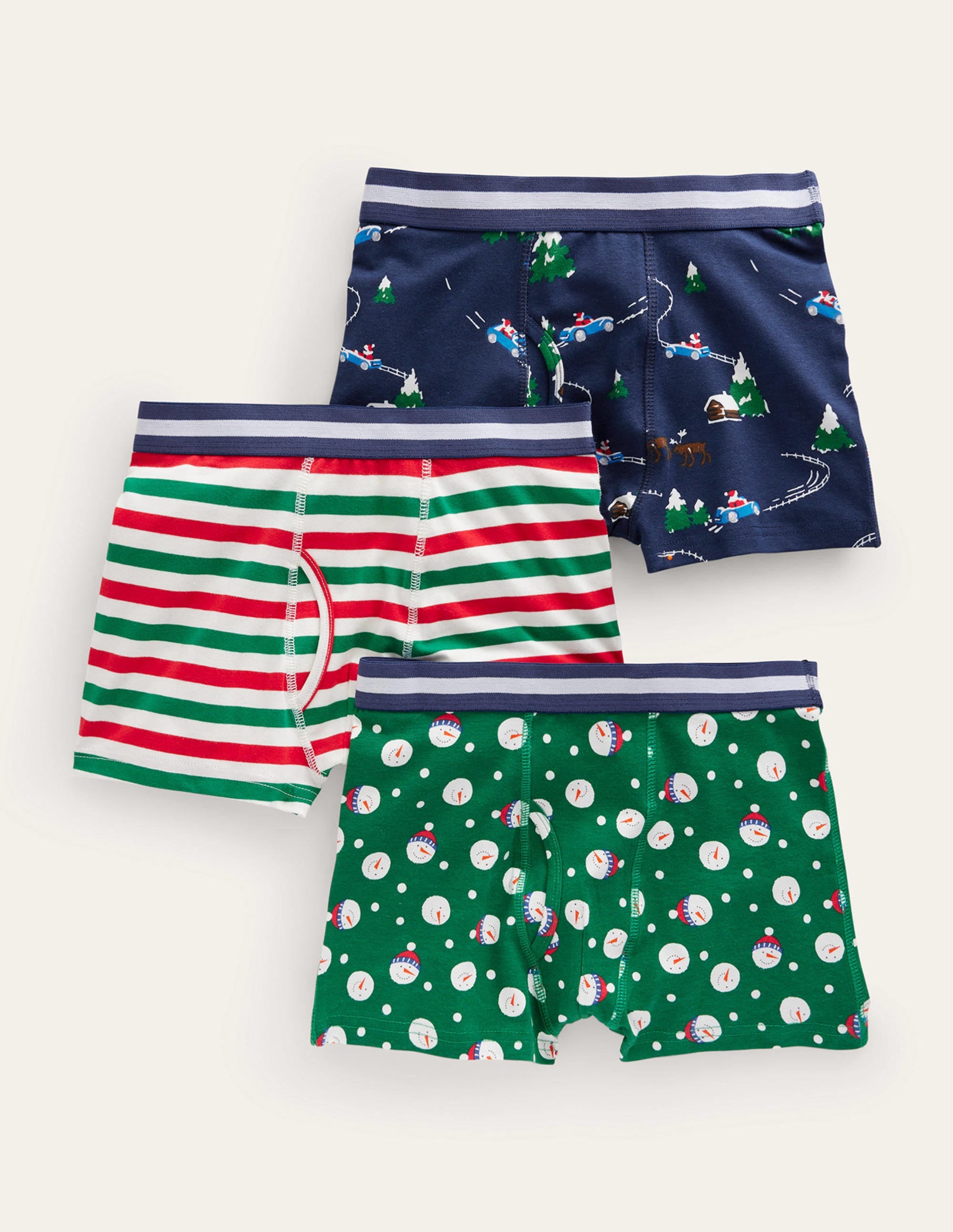 3 boxers-Motif festif multi - Image 1