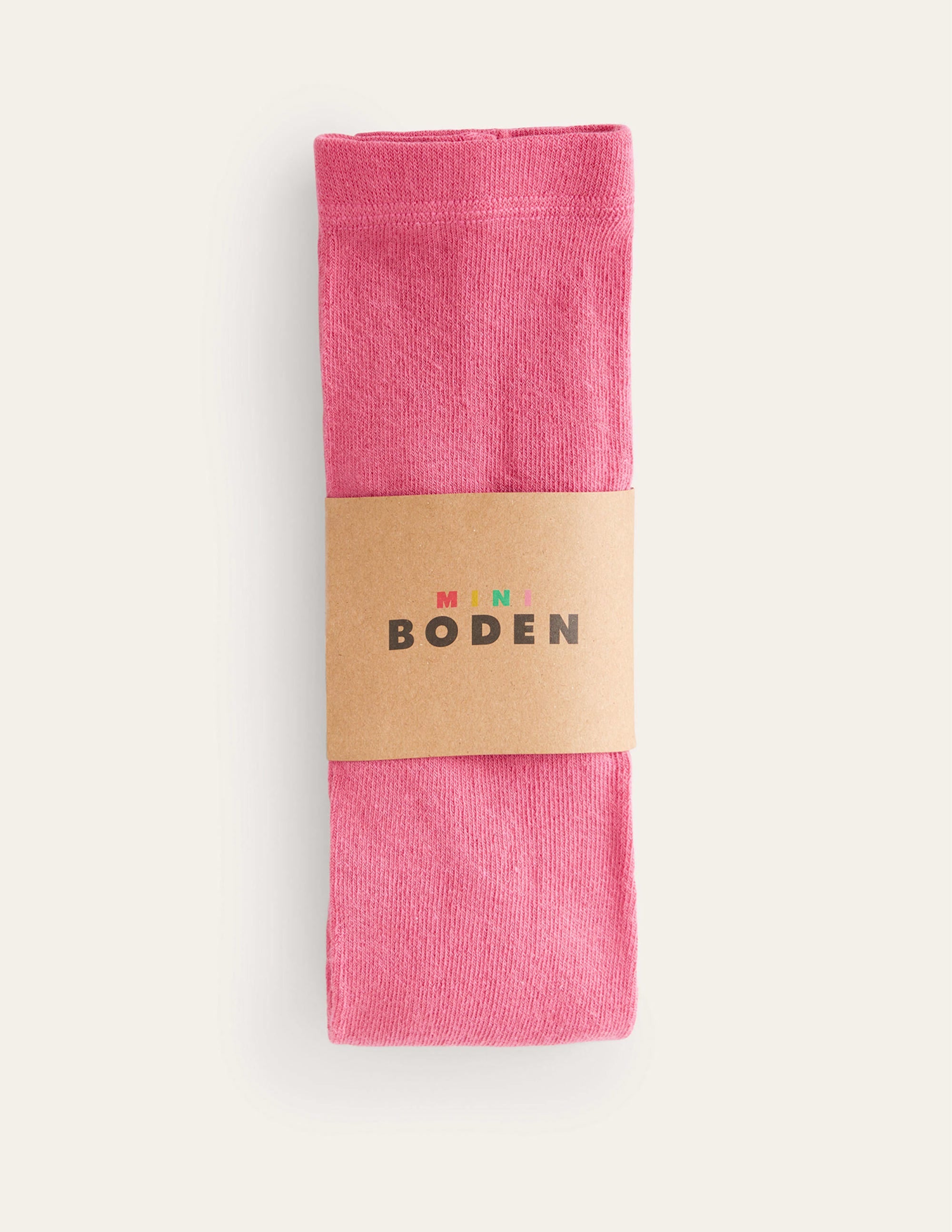 Strumpfhose aus Rippstrick-Zuckerwattenrosa - Image 2