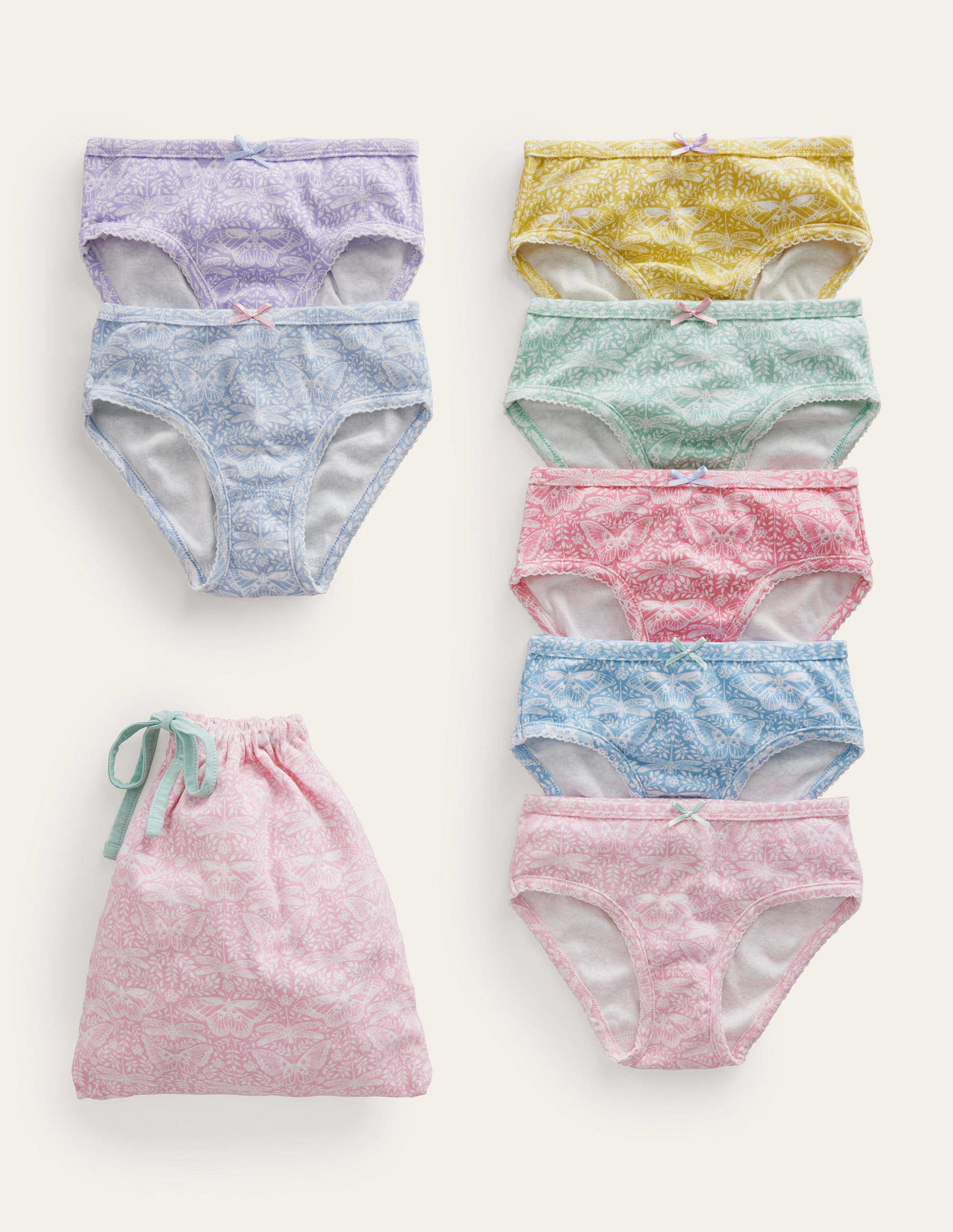 7 culottes-Papillons multi-1