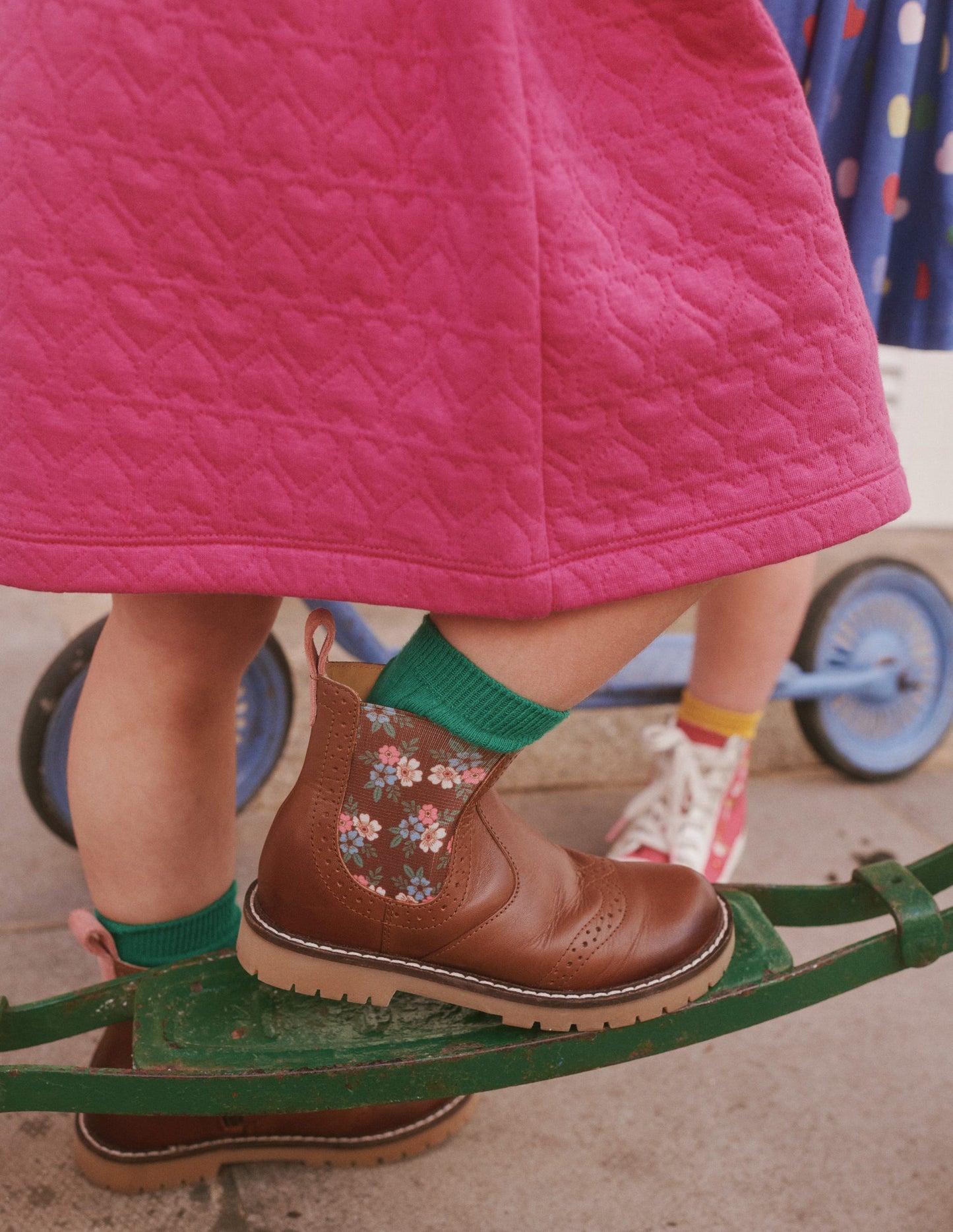 Chelsea-Stiefel aus Leder-Hellbraun