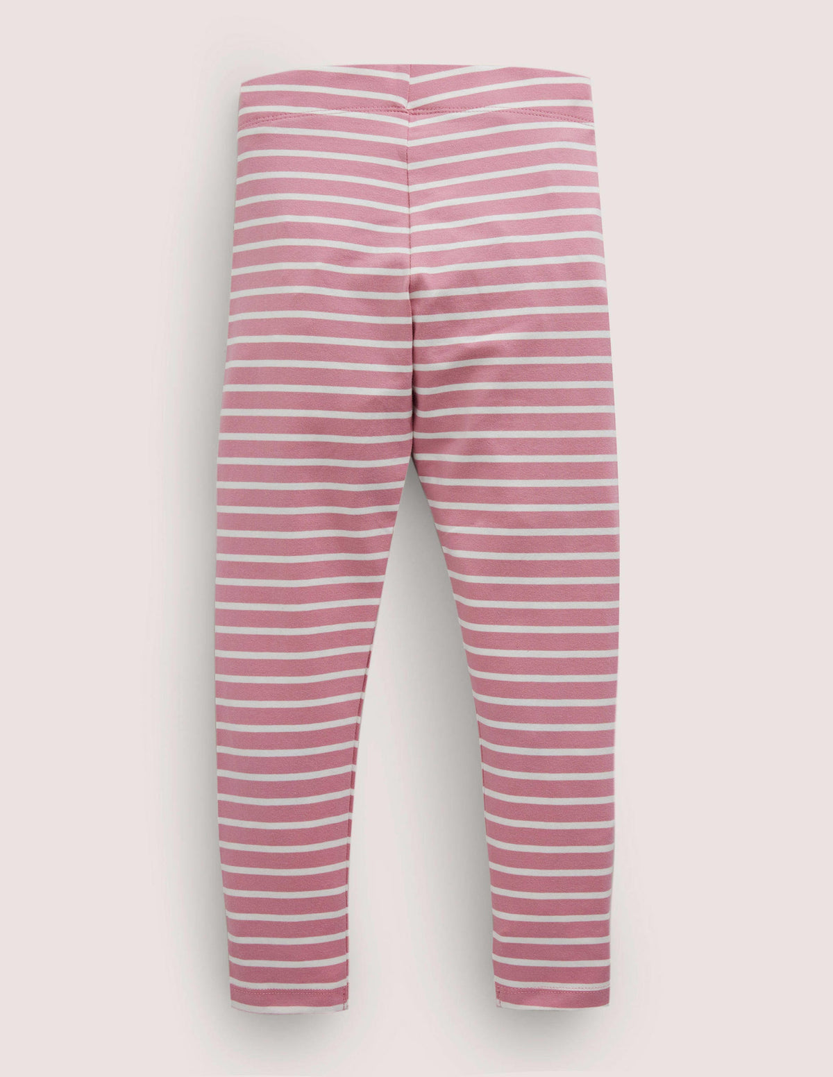 Lustige superweiche Leggings-Kirschblütenrosa/Naturweiß, Gestreift-2