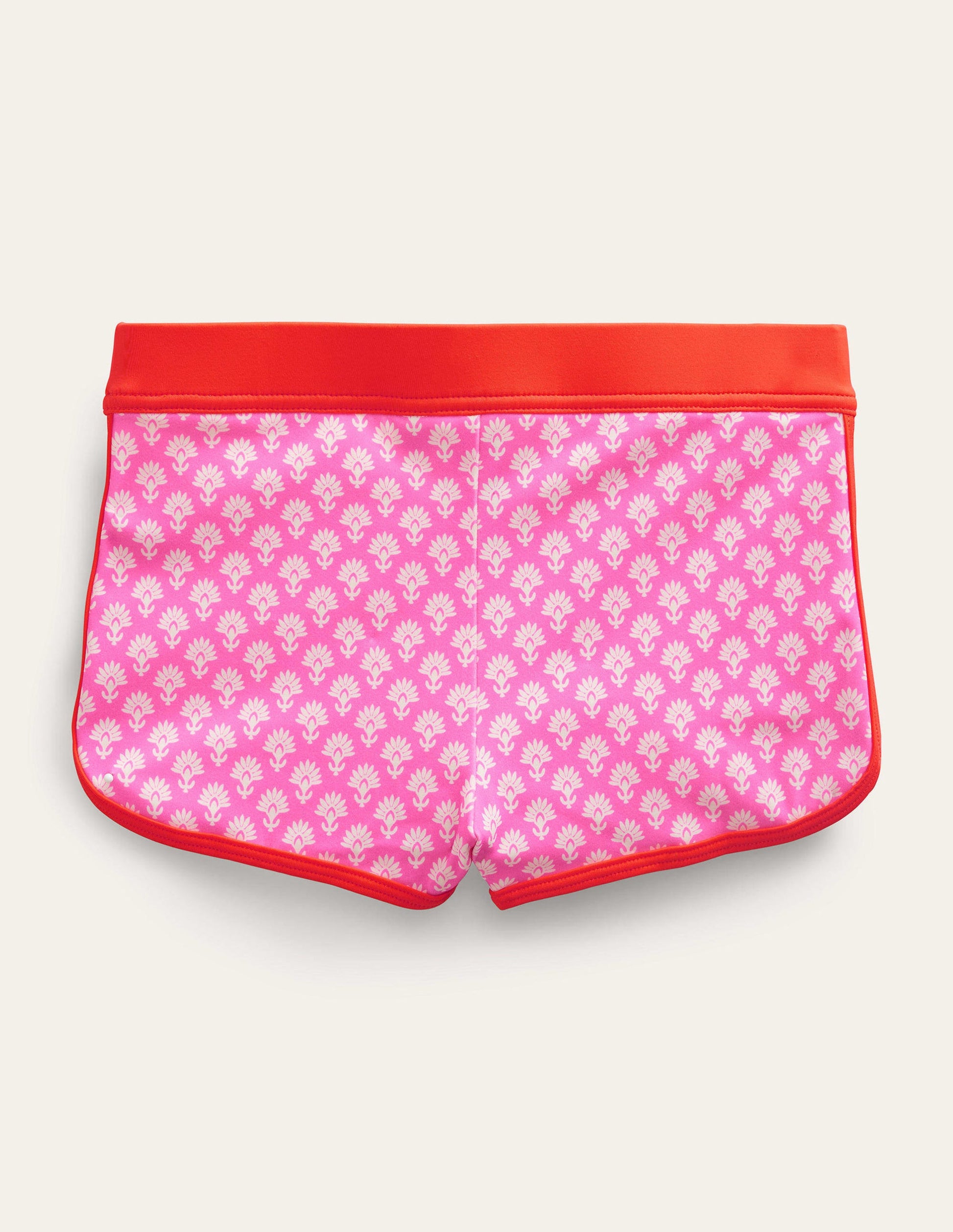 Short de bain à motif-Feu d'artifice, Motif Woodblock-2