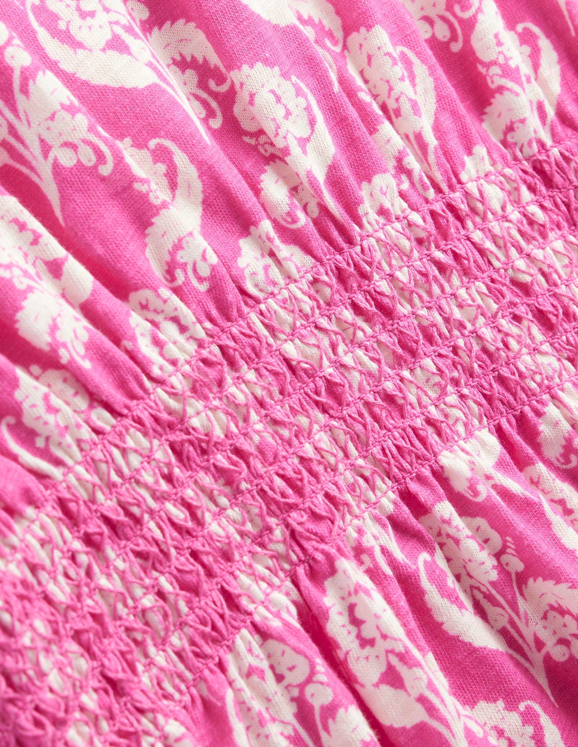 Robe de vacances imprimée-Motif Floral Stamp fleur de prunier - Image 3