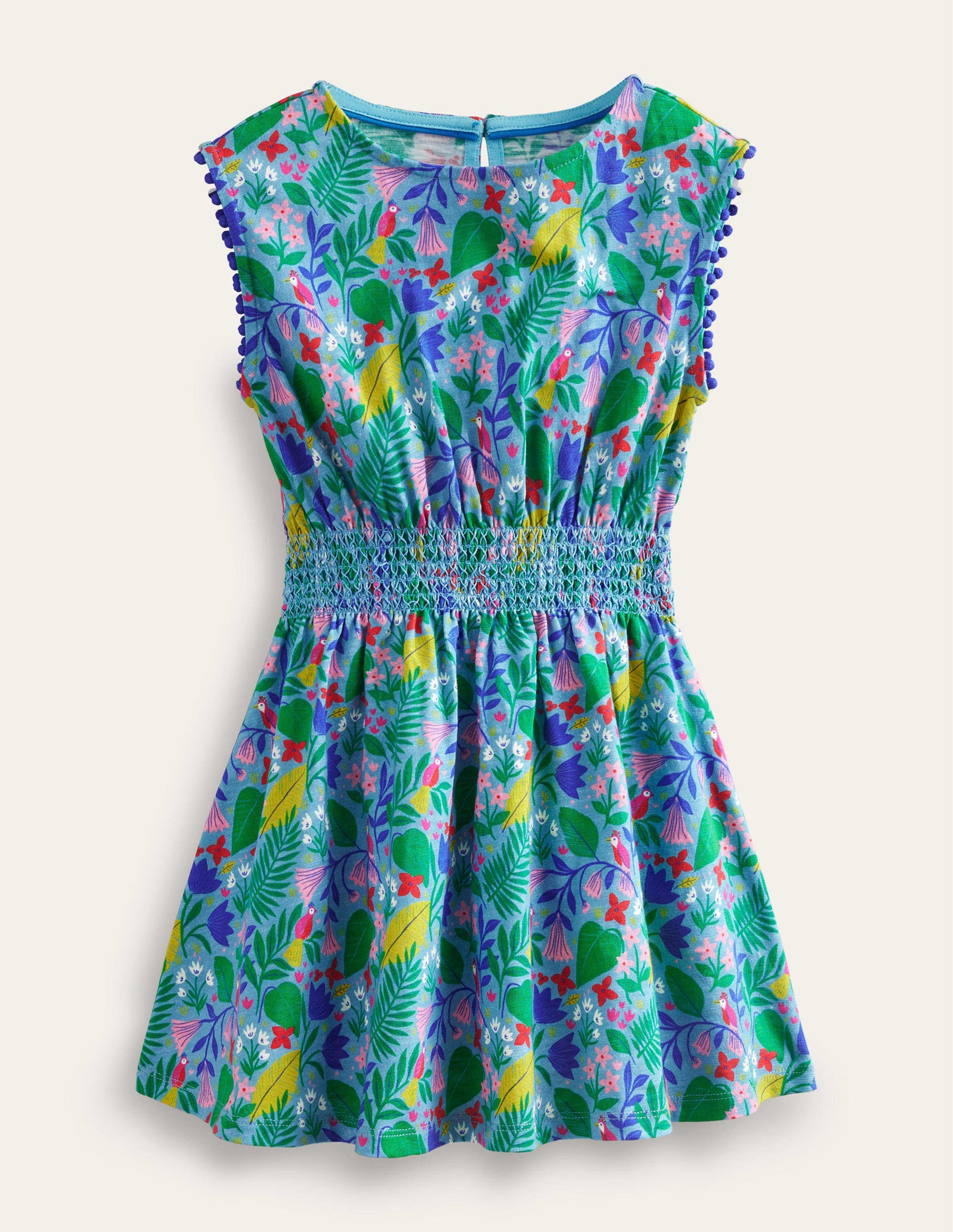 Robe de vacances imprimée-Motif Parrot Vine multi-1