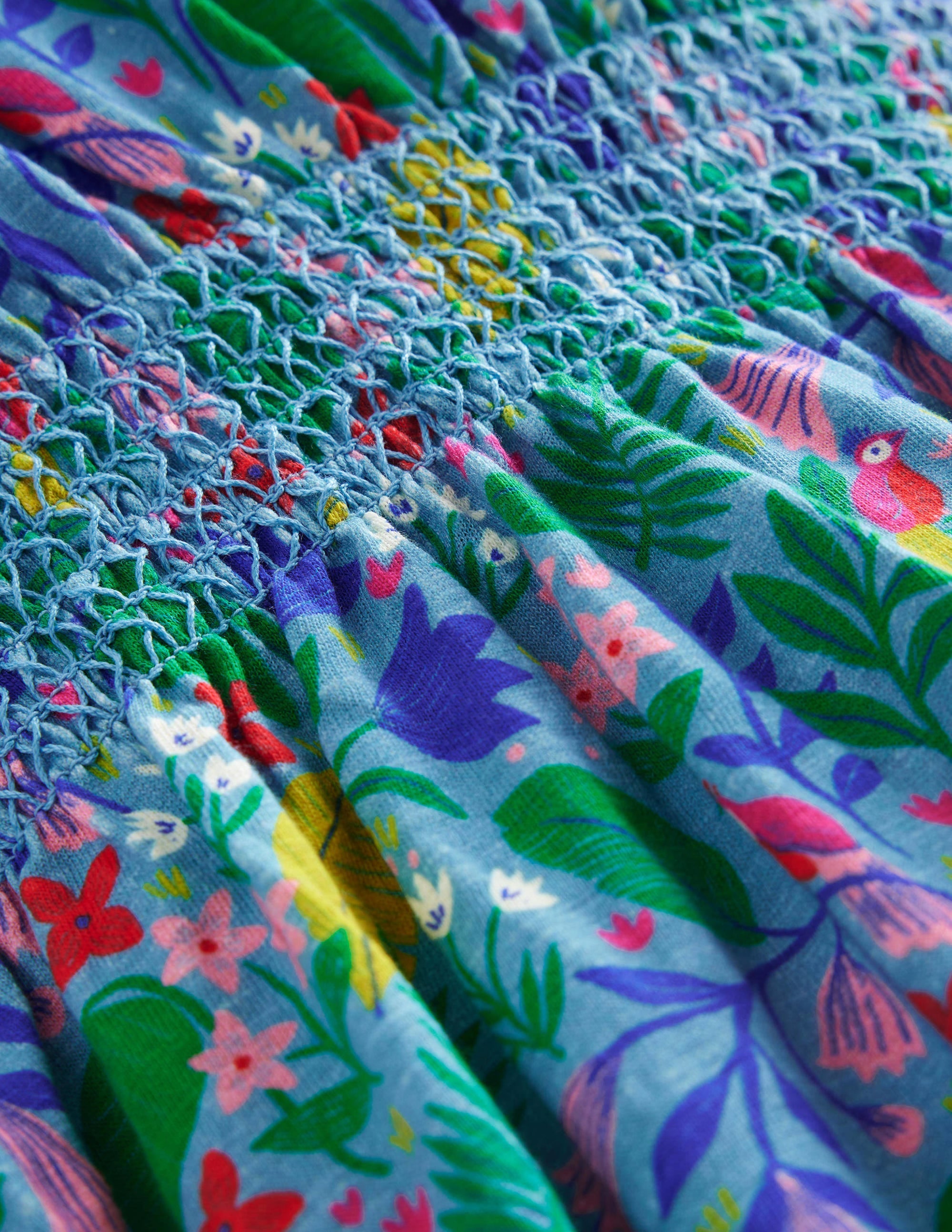Robe de vacances imprimée-Motif Parrot Vine multi - Image 3