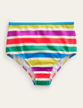 Bas de bikini taille haute-Rayures Day Tripping