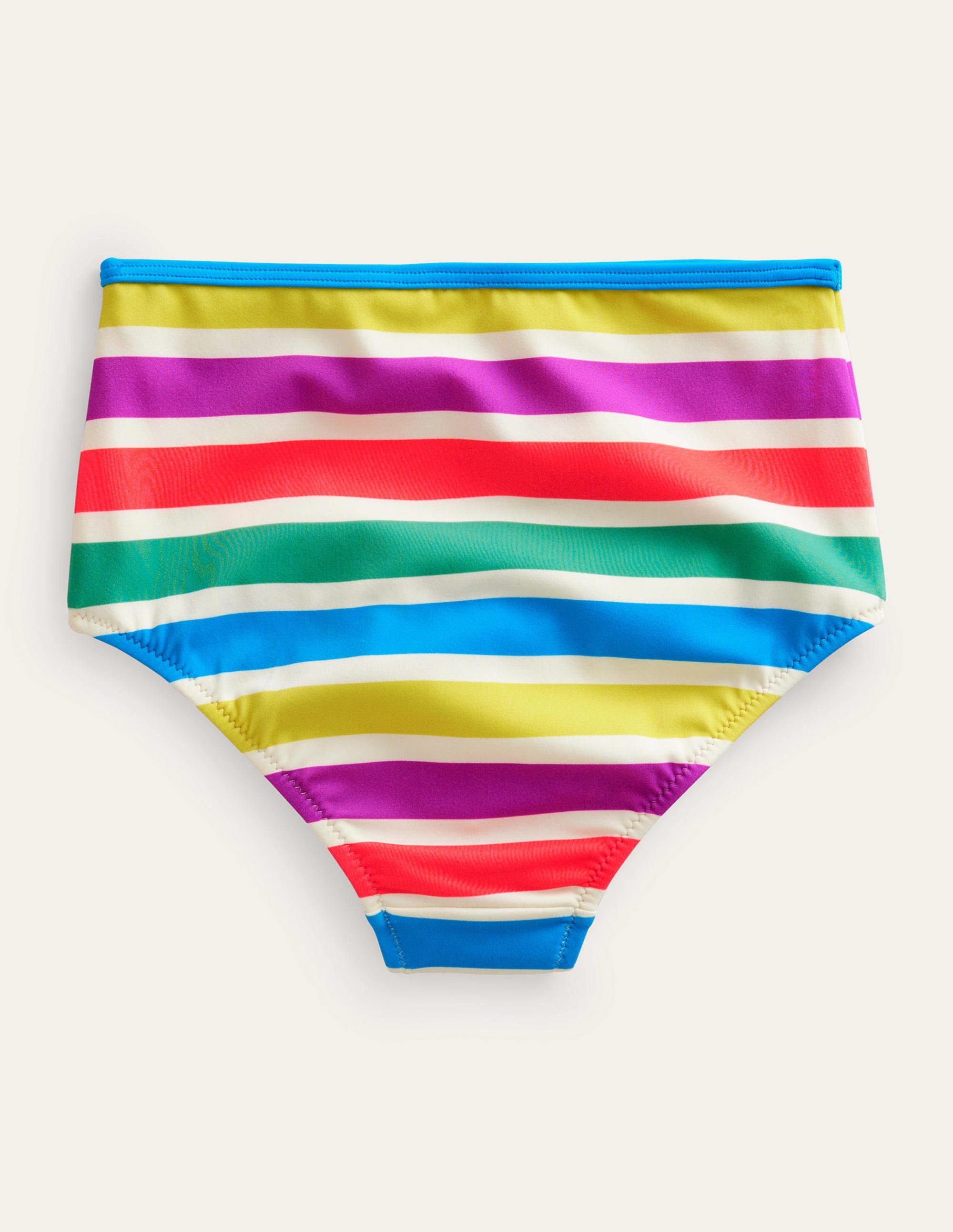 Bas de bikini taille haute-Rayures Day Tripping - Image 2