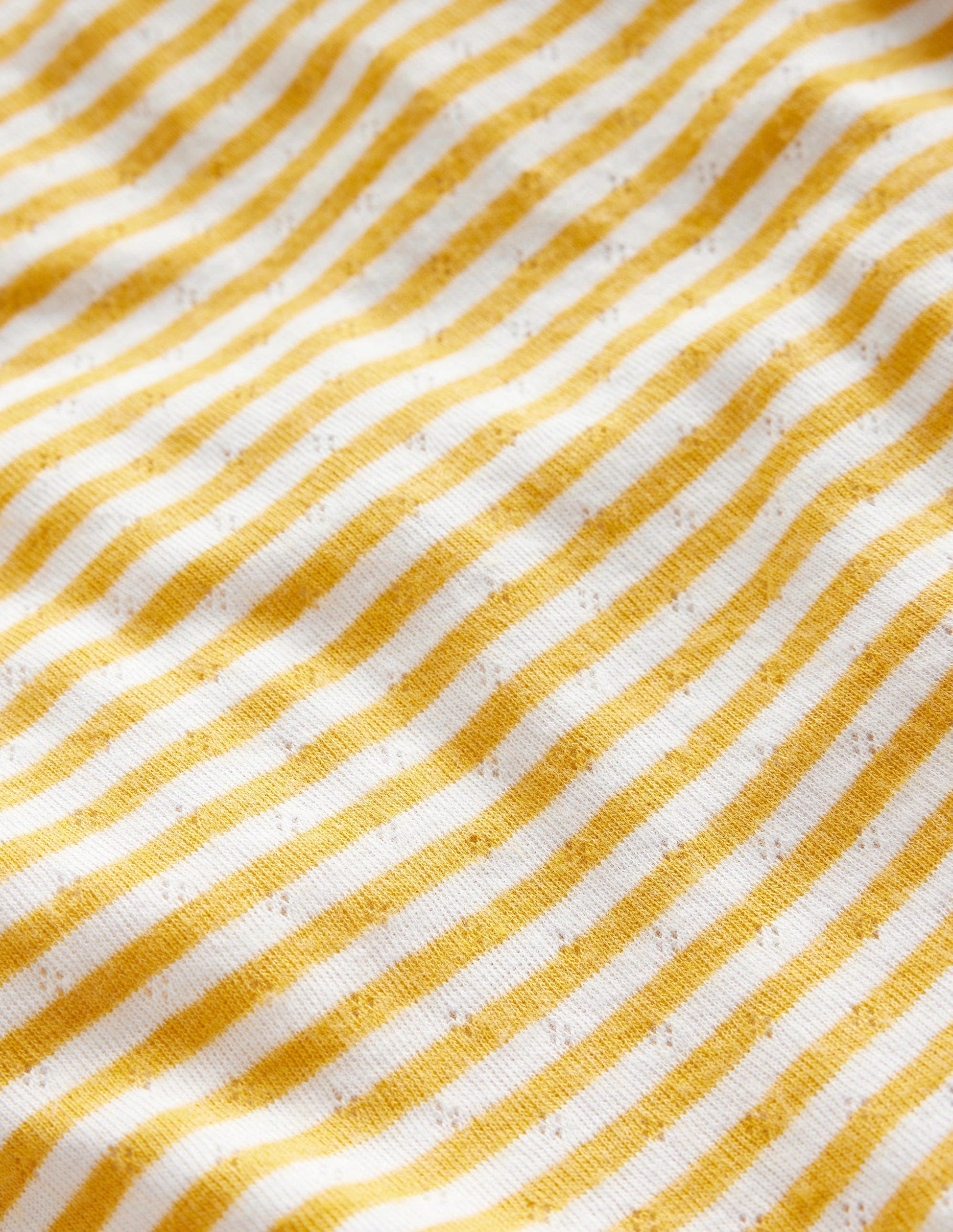 Langärmeliges Oberteil mit Pointelle-Muster-Honigwabe/Naturweiß-3