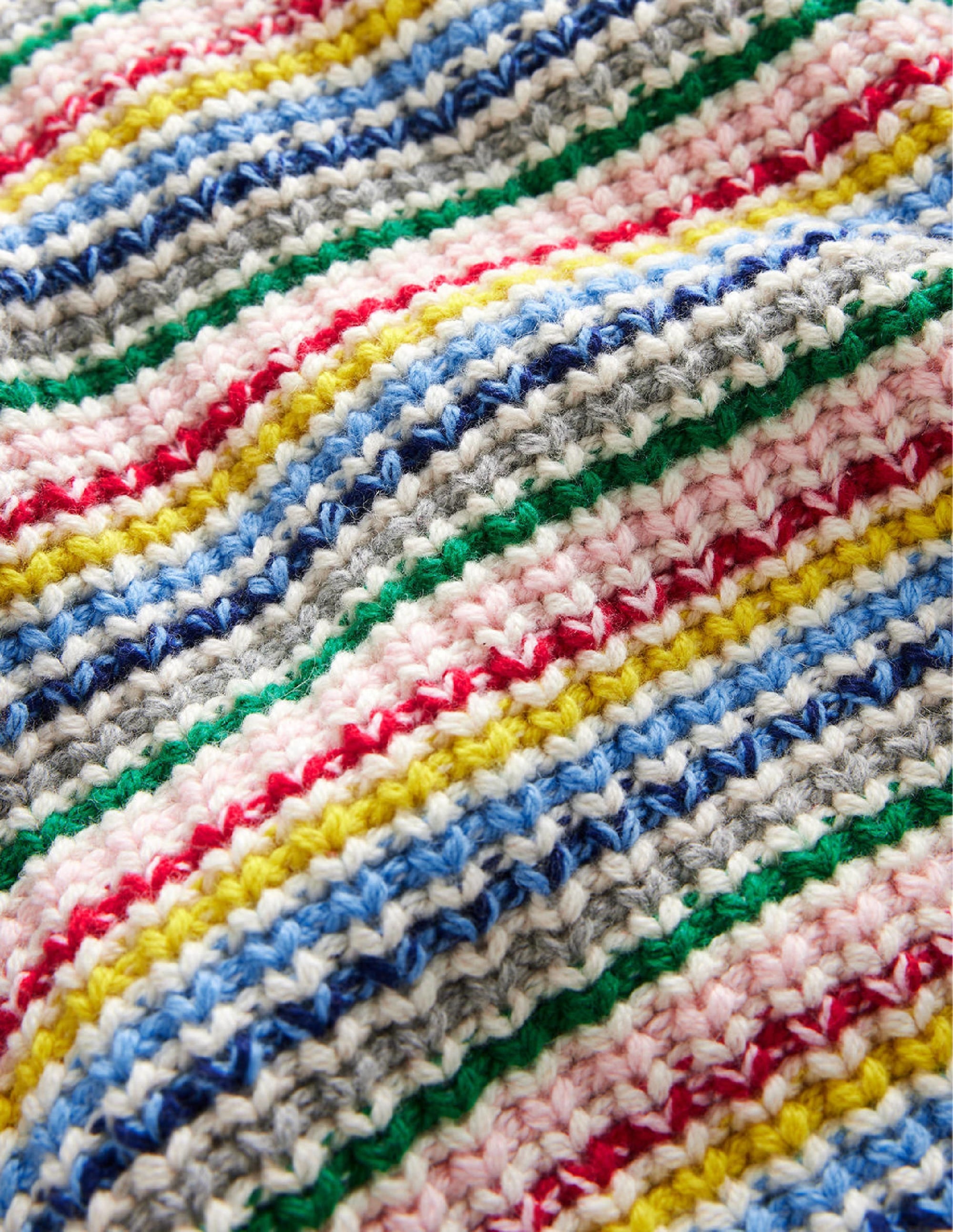 Pull épais rayé-Rayé multi ivoire - Image 3