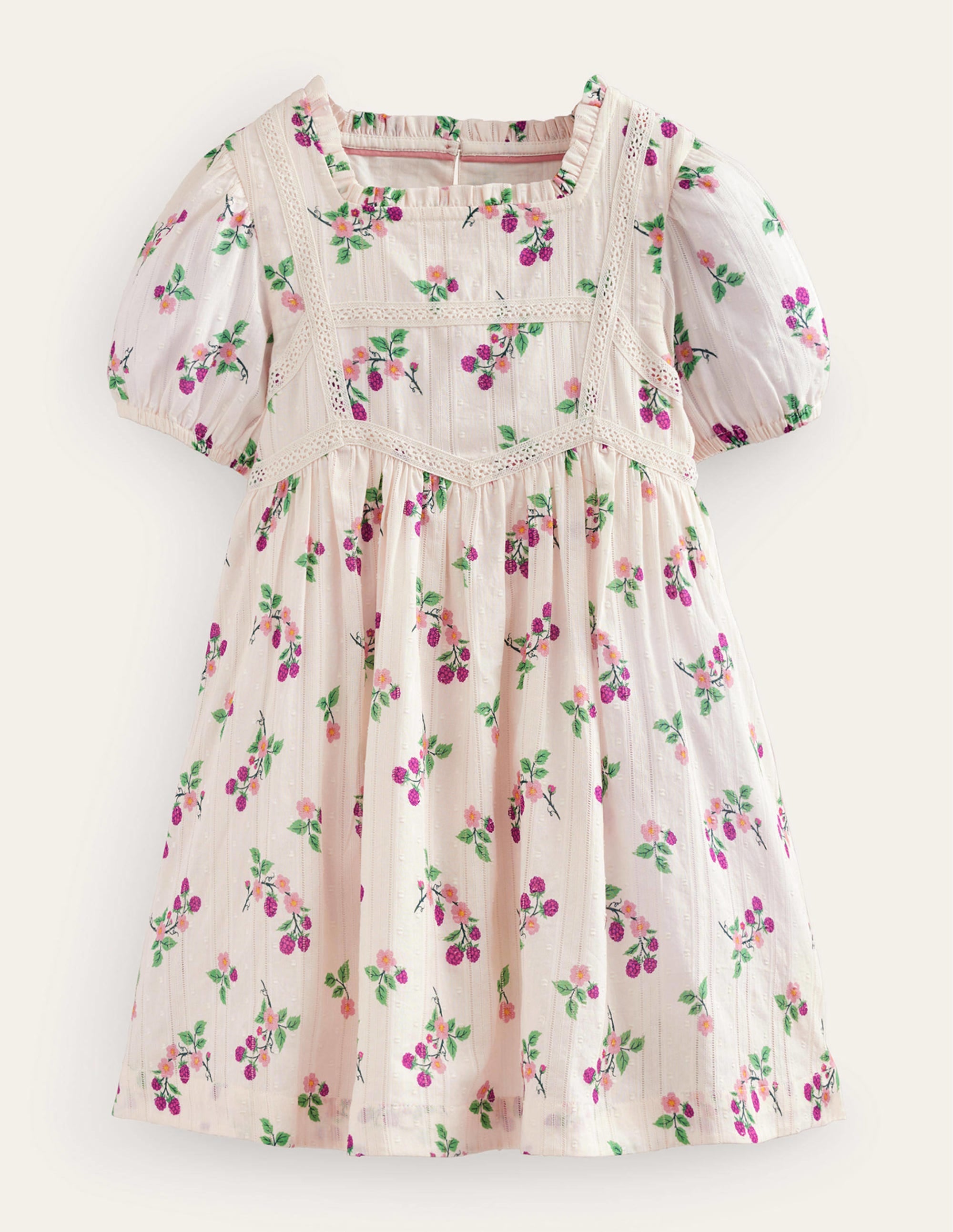 Besticktes Spitzenkleid-Vanilleschote Brombeere Weinrebe - Image 1