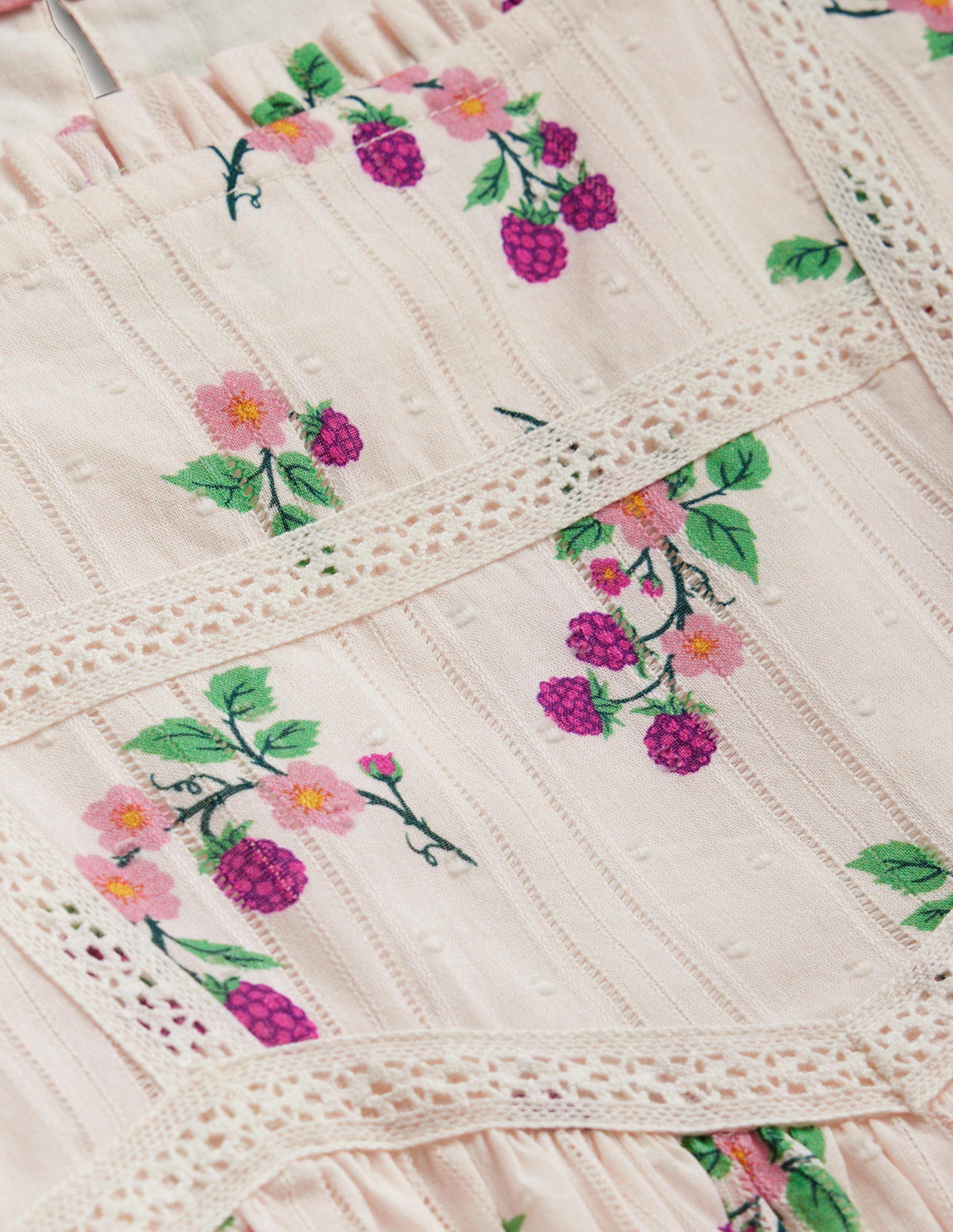 Besticktes Spitzenkleid-Vanilleschote Brombeere Weinrebe - Image 3