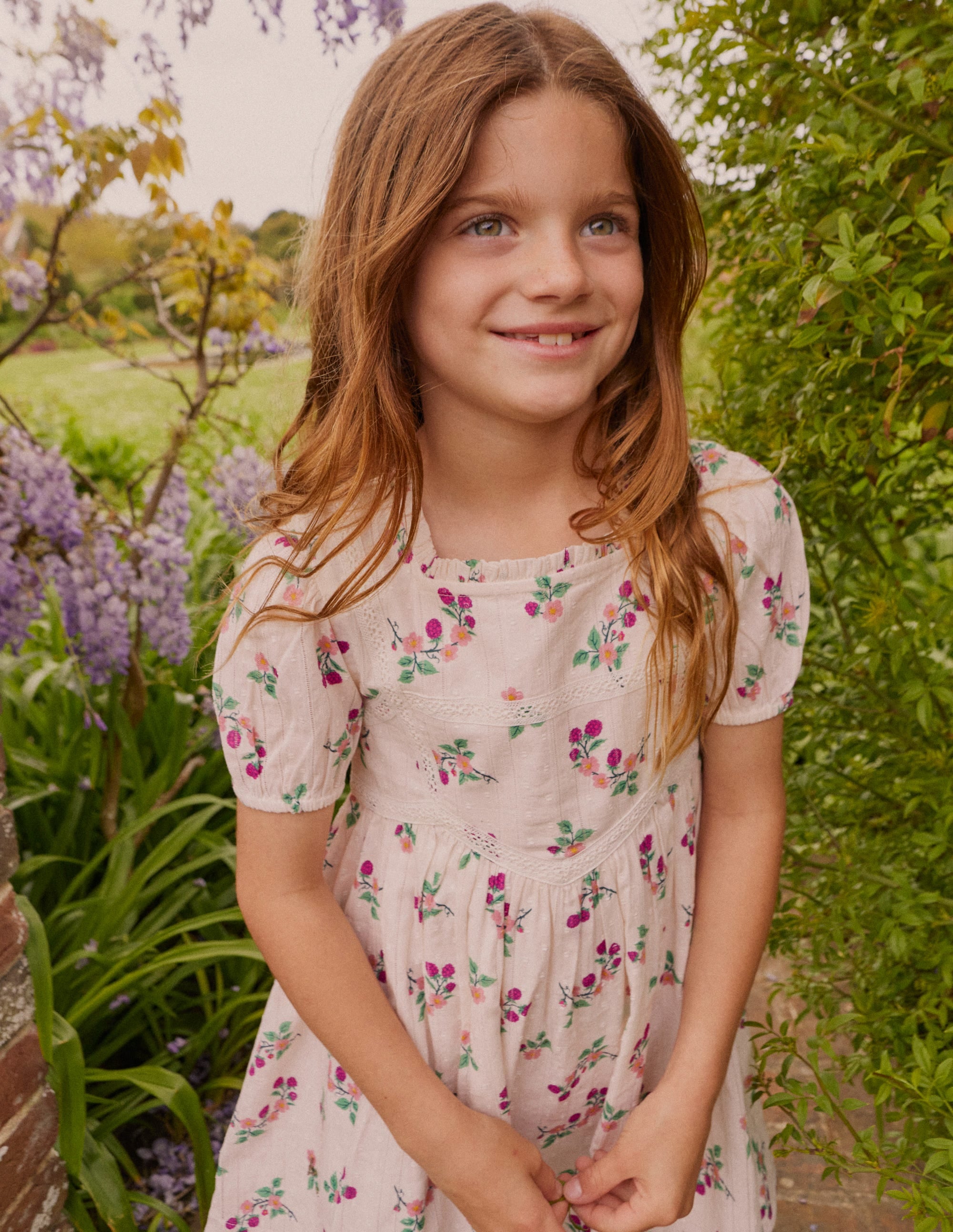 Besticktes Spitzenkleid-Vanilleschote Brombeere Weinrebe - Image 5